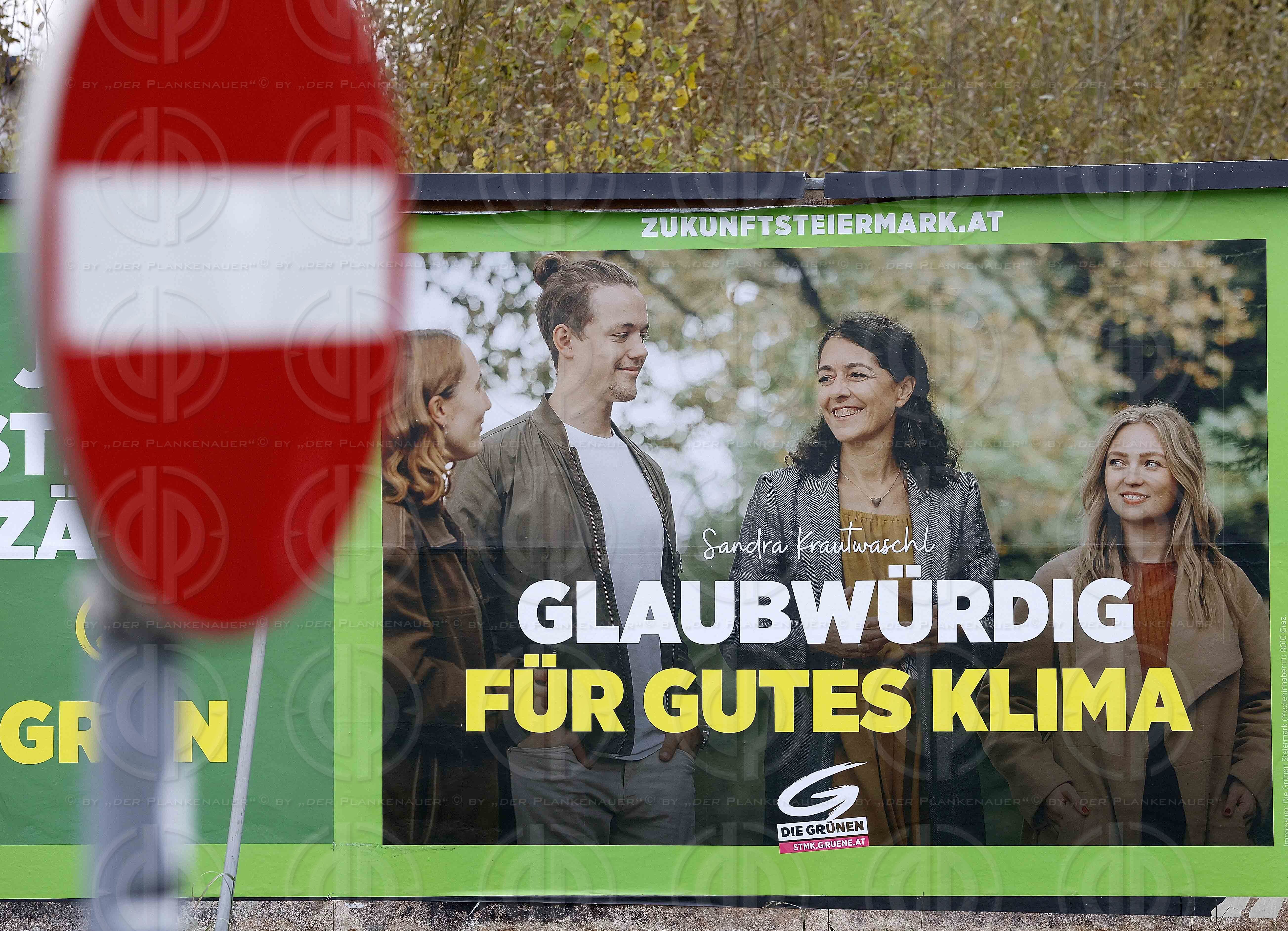 Wahlplakate zu LT-Wahl24 Stmk. am 22.11.2024