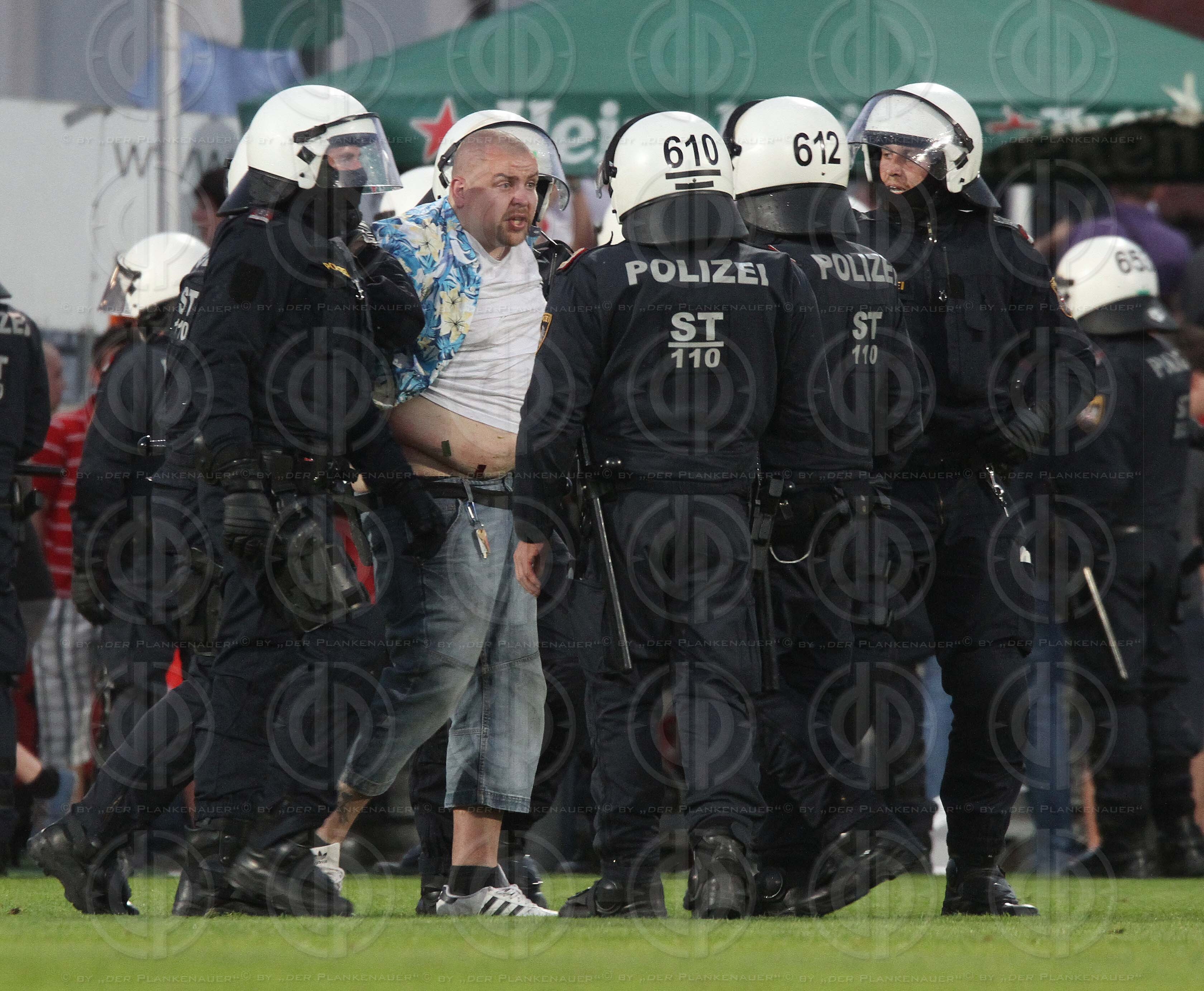Relegation Hartberg vs. GAK (3:0, Spielabbruch)