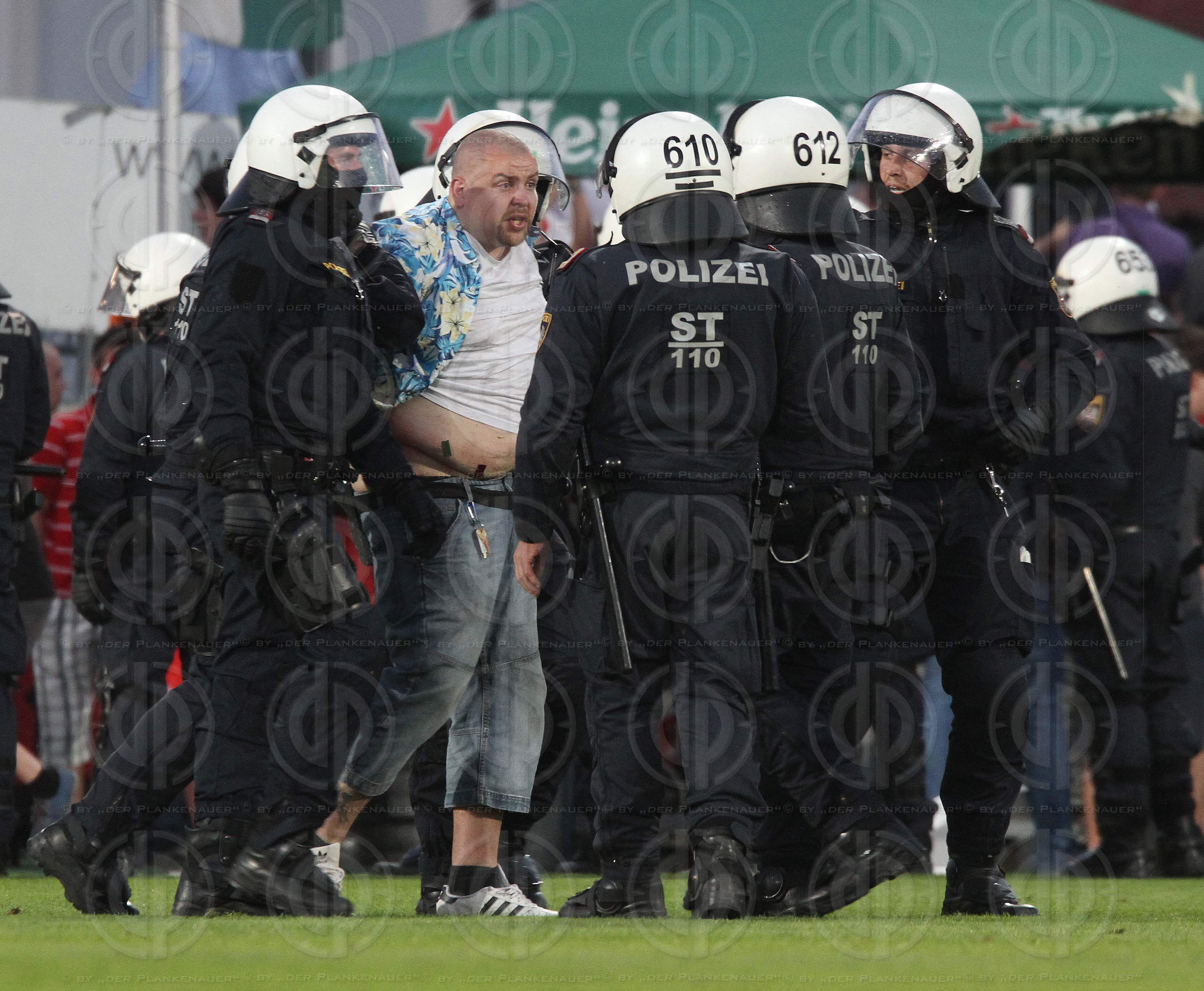 Relegation Hartberg vs. GAK (3:0, Spielabbruch)