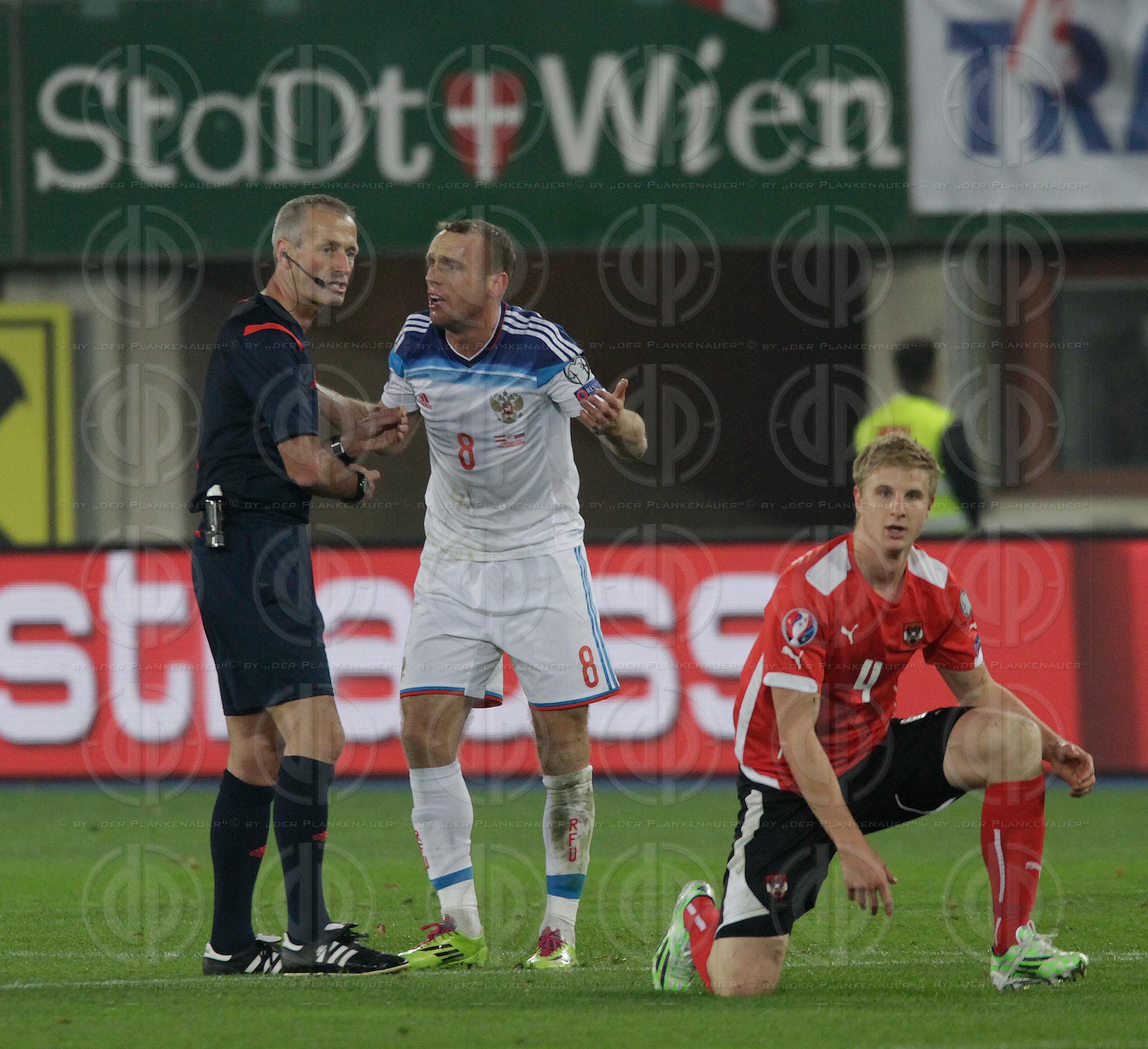 EM-Qualifikationsrunde Oesterreich vs. Russland (1:0)