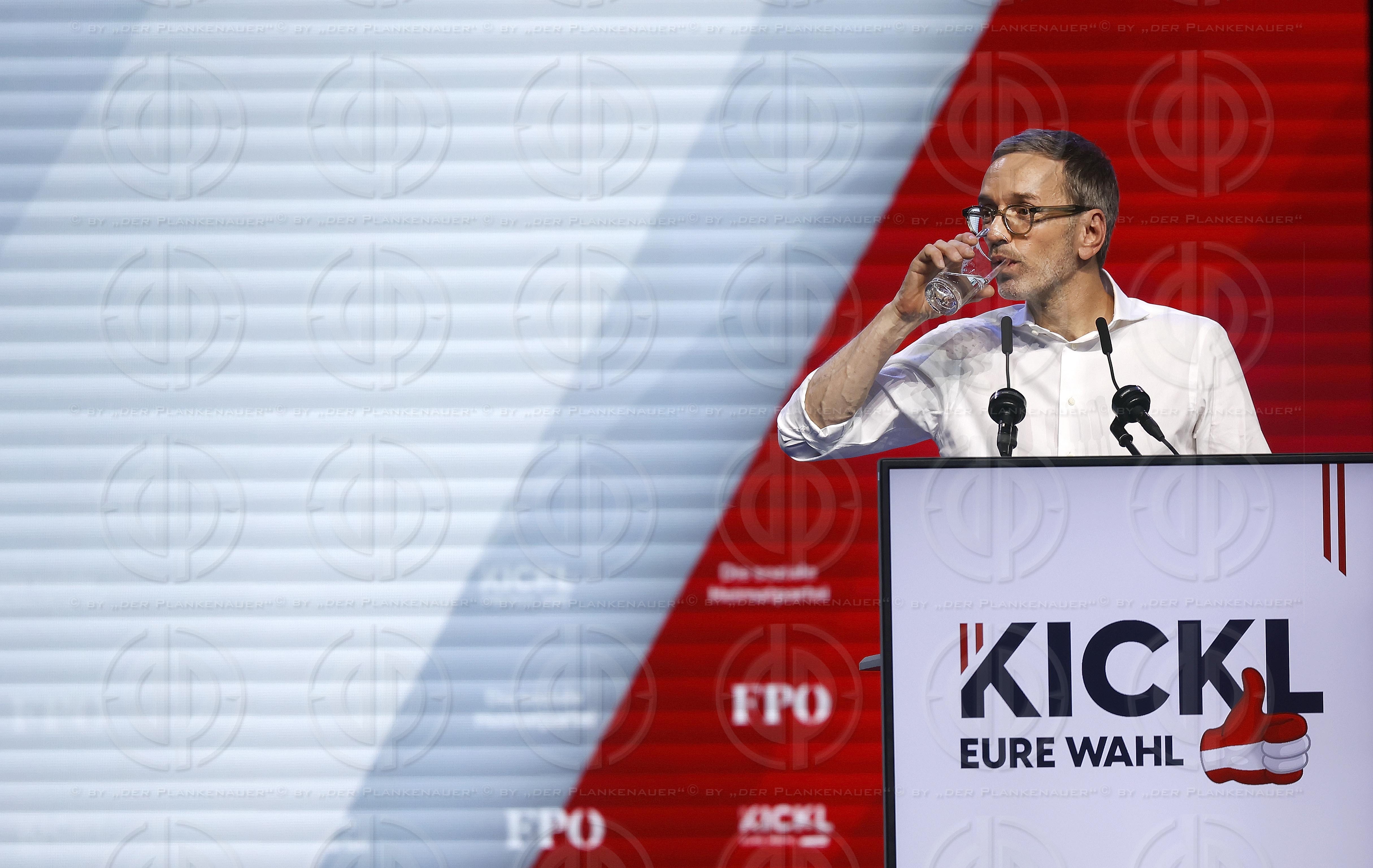 NR-Wahl24 - Wahlkampfauftakt der FPÖ am 07.09.2024