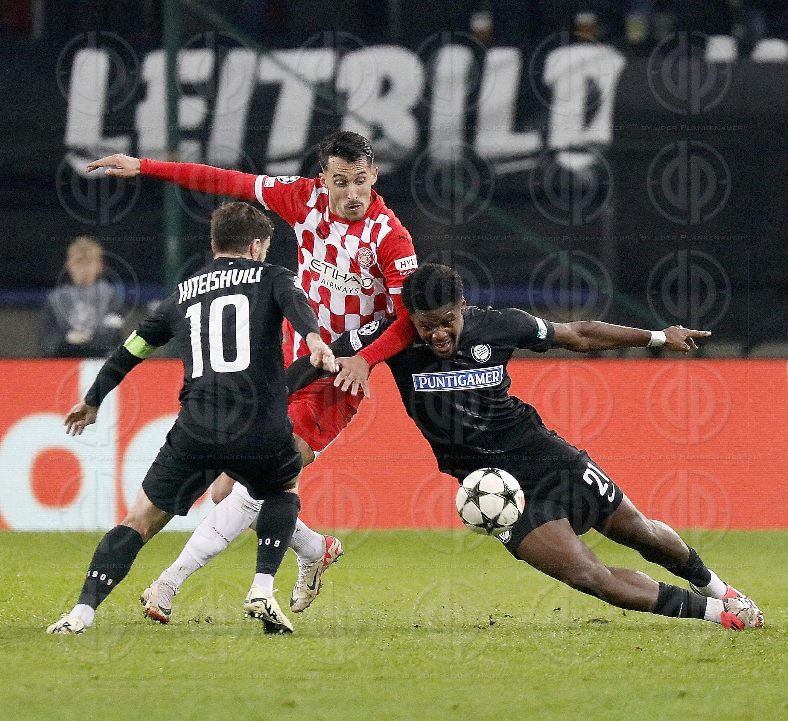 UEFA Champions League SK  Sturm vs. Girona (1:0) in Klagenfurt a