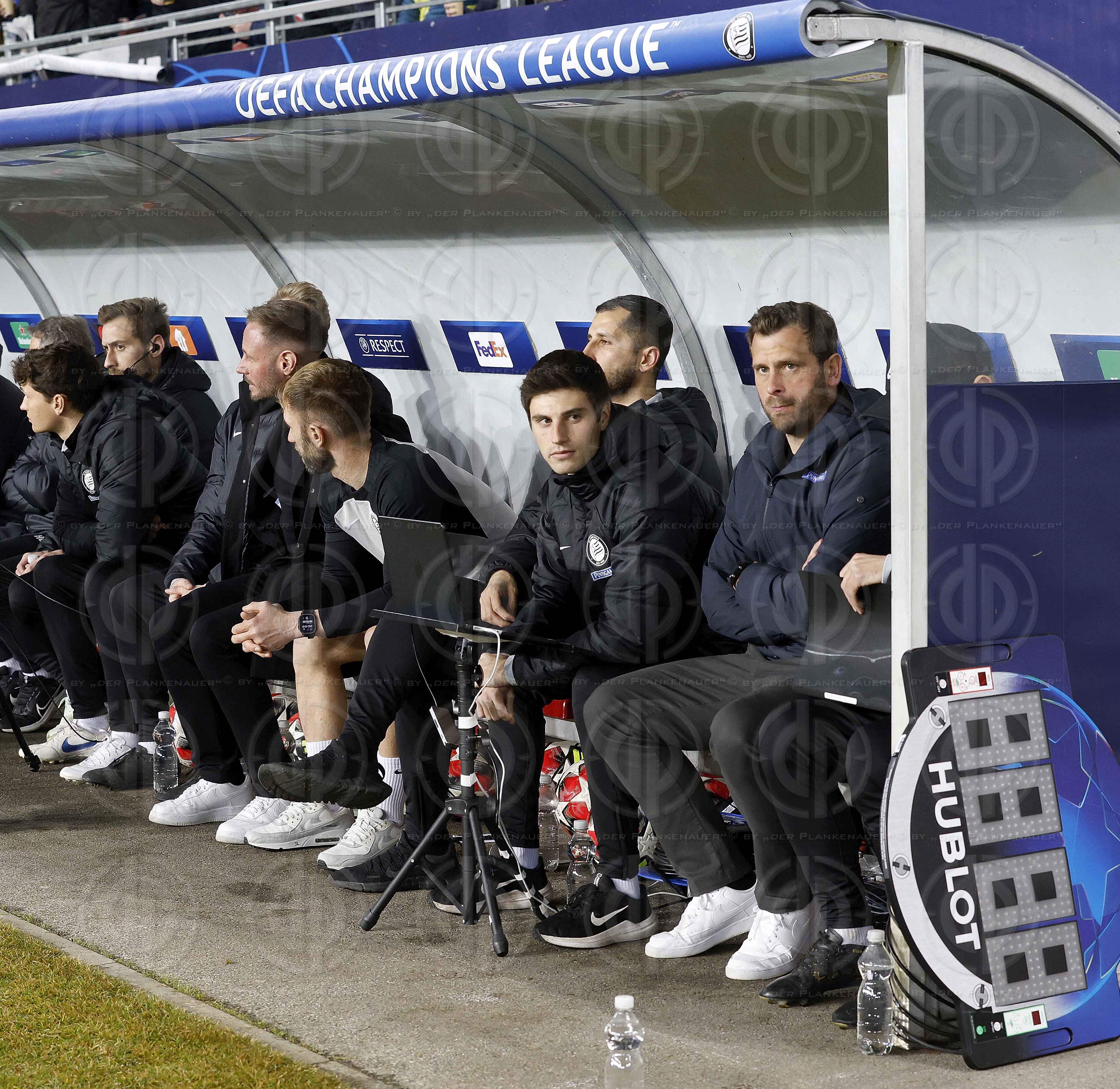UEFA Champions League SK  Sturm vs. RB Leipzig (1:0) in Klagenfu
