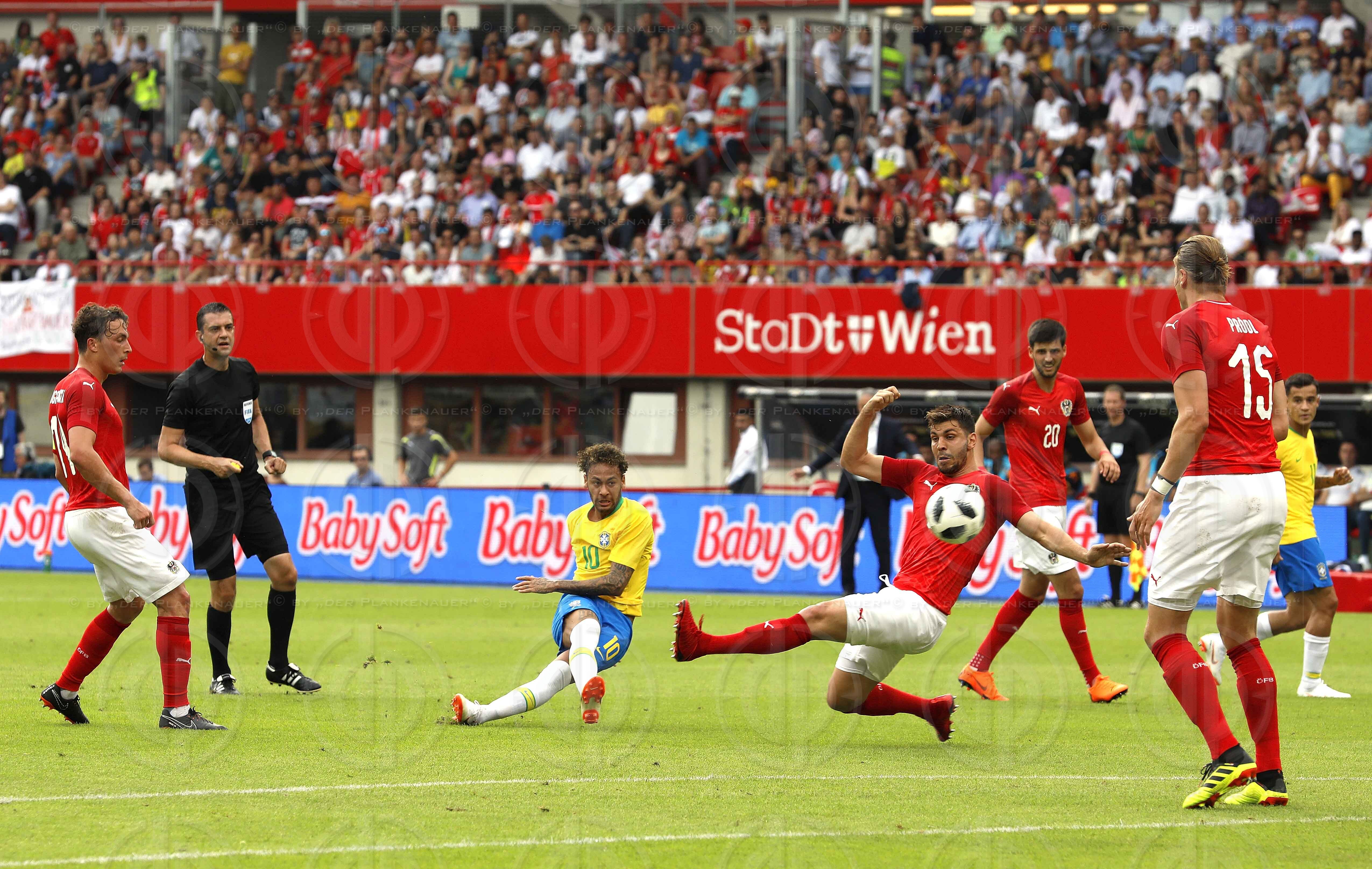 Laenderspiel Oesterreich vs. Brasilien (0:3)