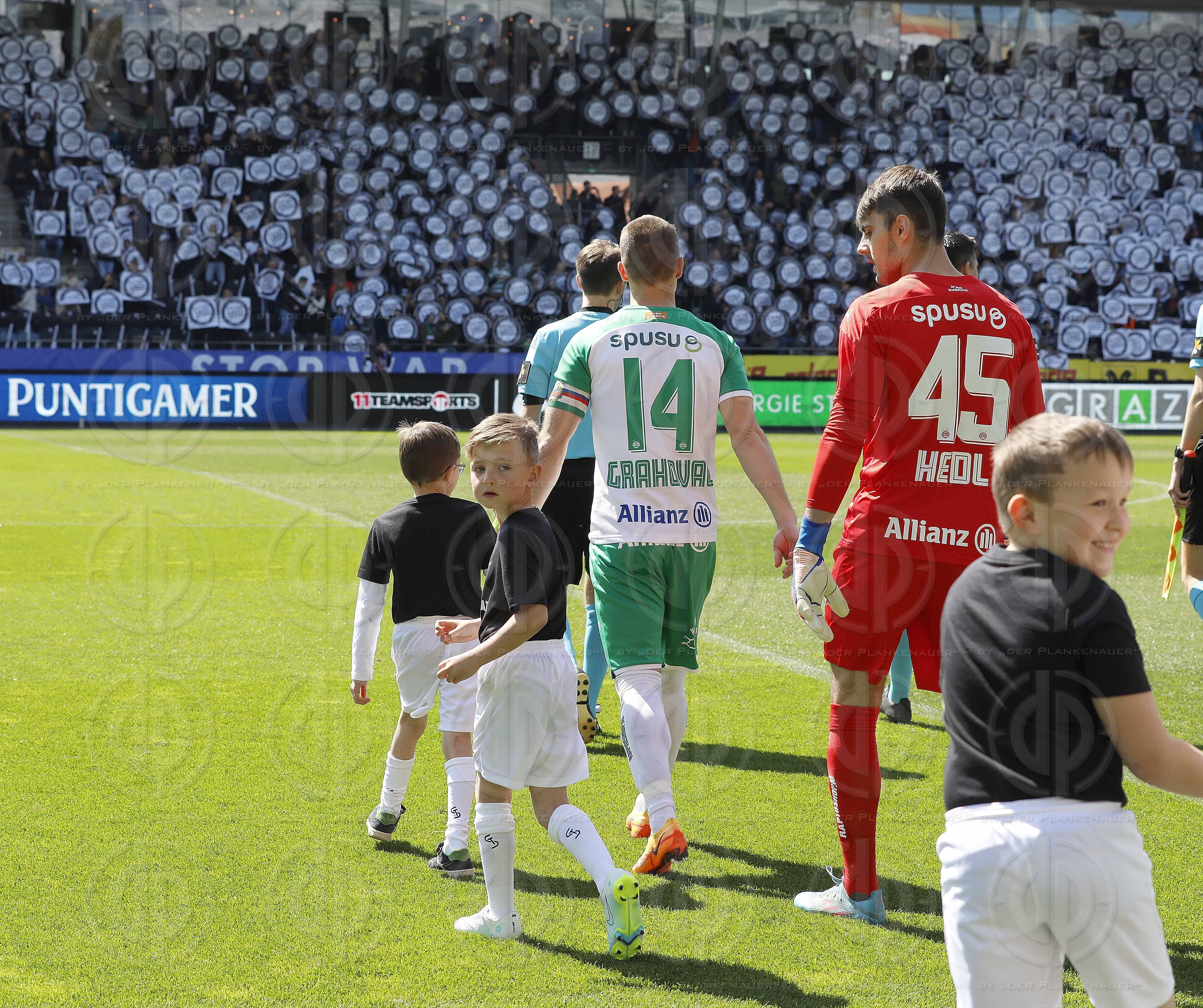 SK Sturm vs. Rapid Wien (2:1) am 17.04.2022