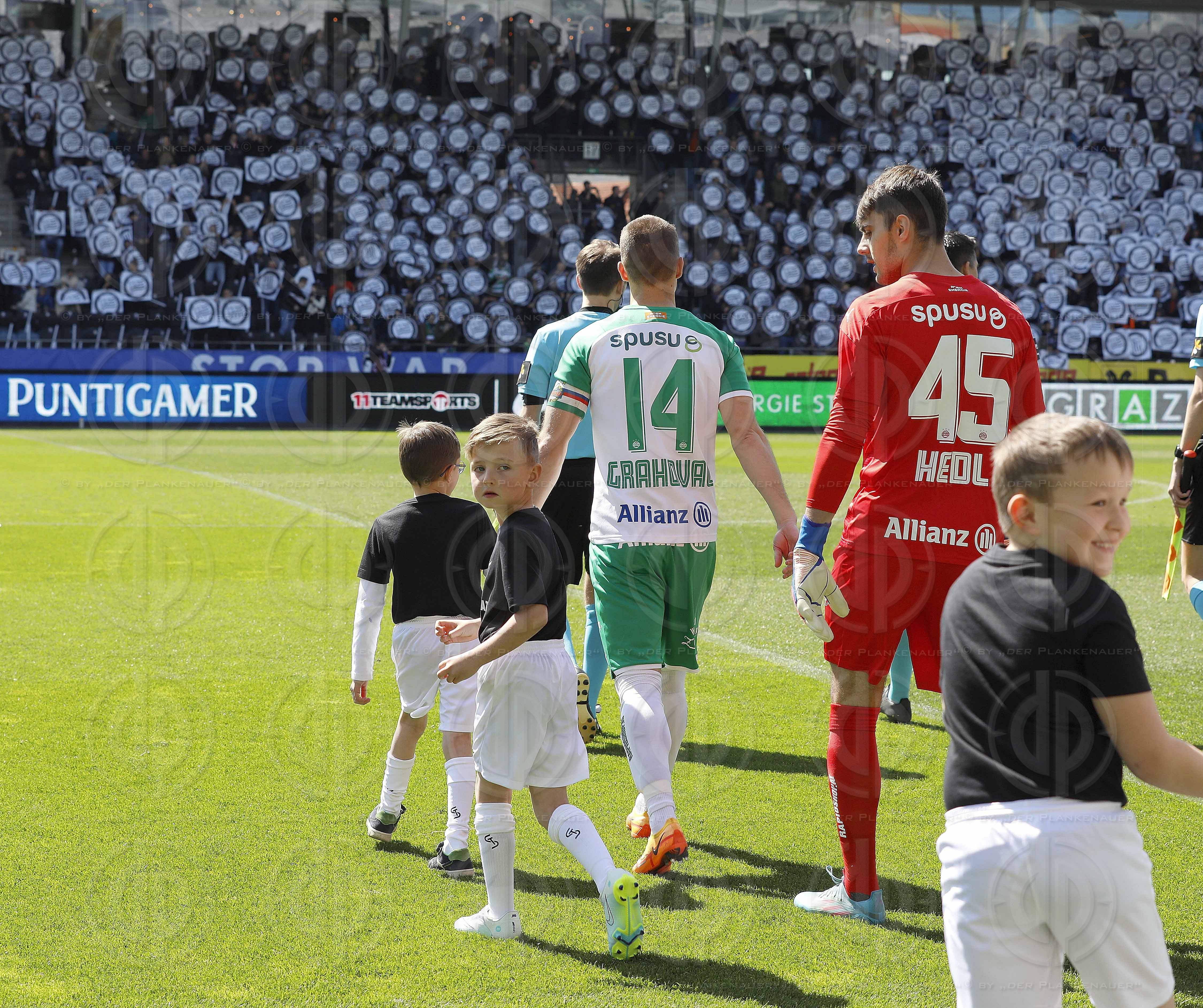 SK Sturm vs. Rapid Wien (2:1) am 17.04.2022