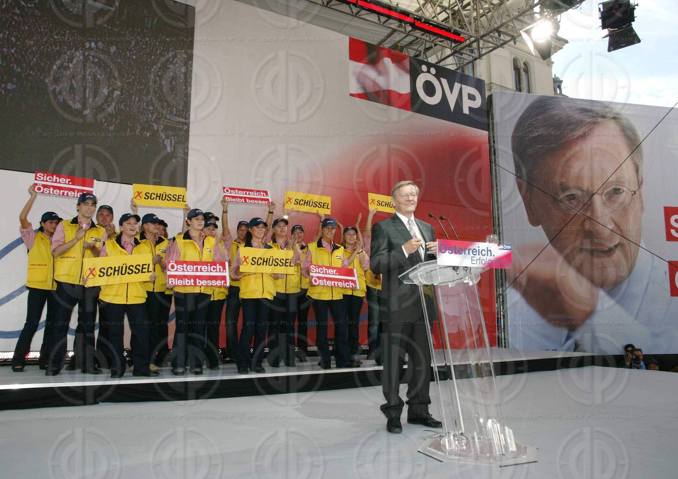 Wahl 2006 - ÖVP Wahlkampfauftakt in Graz