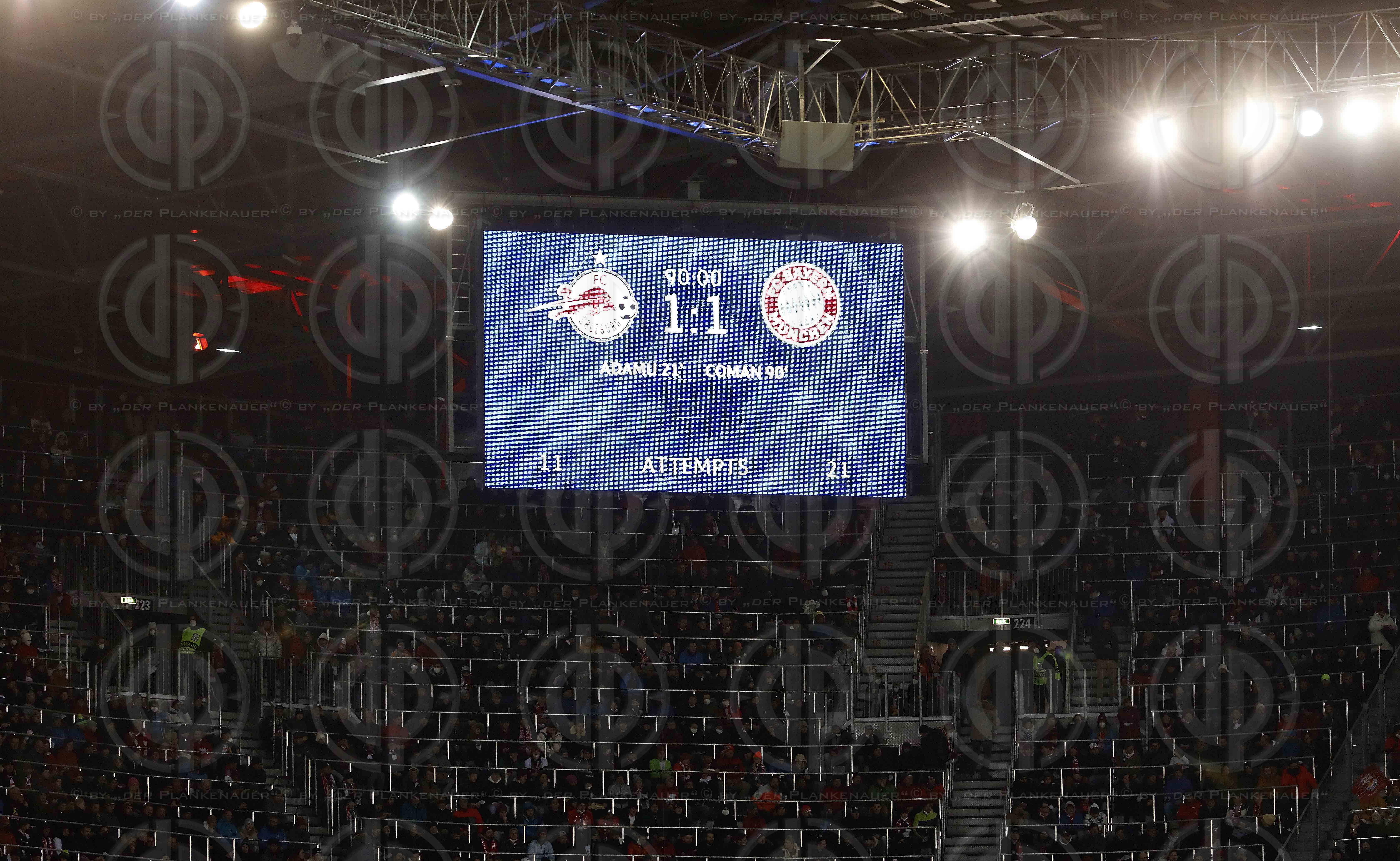 Champions League FC Salzburg vs. Bayern München (1:1) am 16.02.