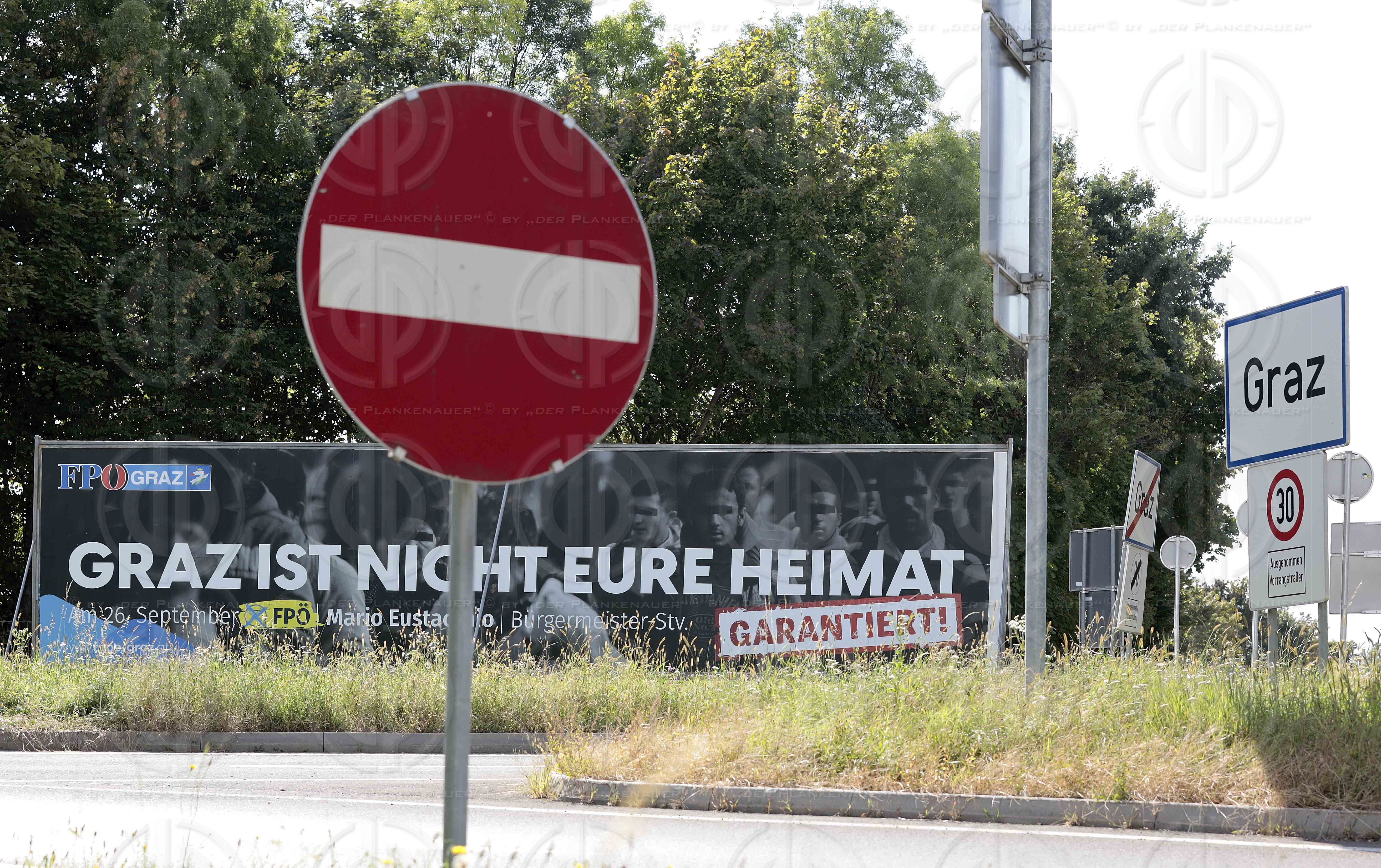 GR-Wahl 2021 Graz - Wahlplakate