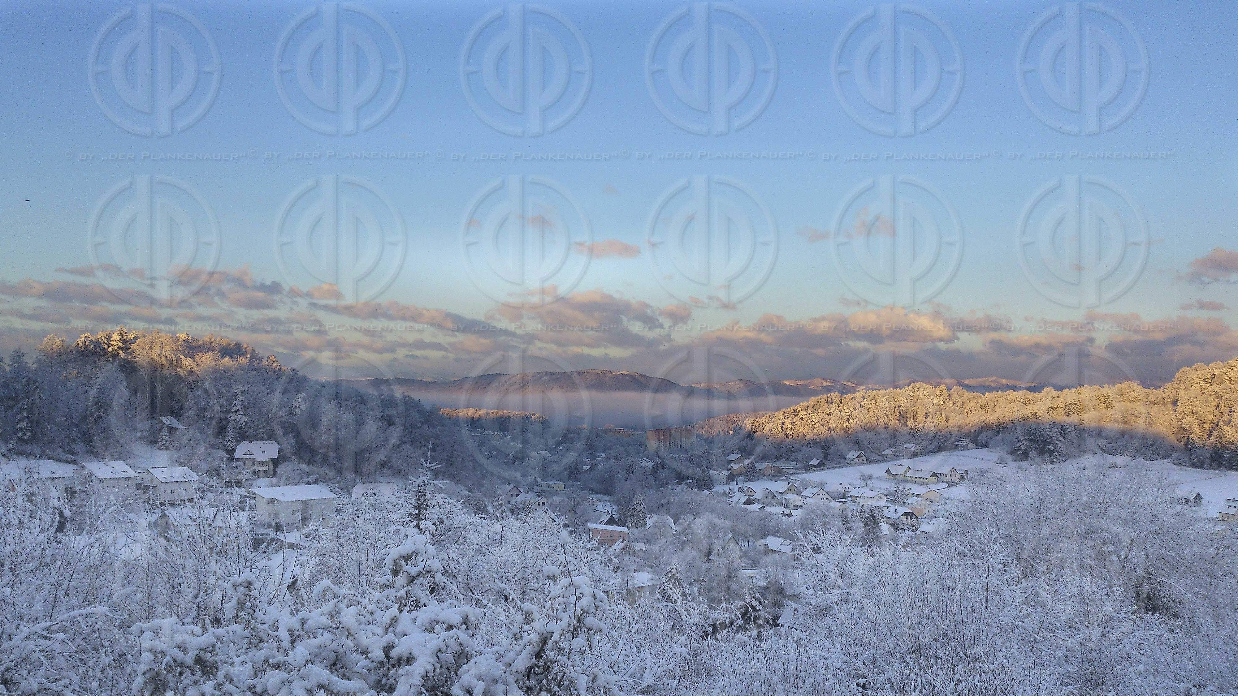 Winterstimmung im Grazer Becken