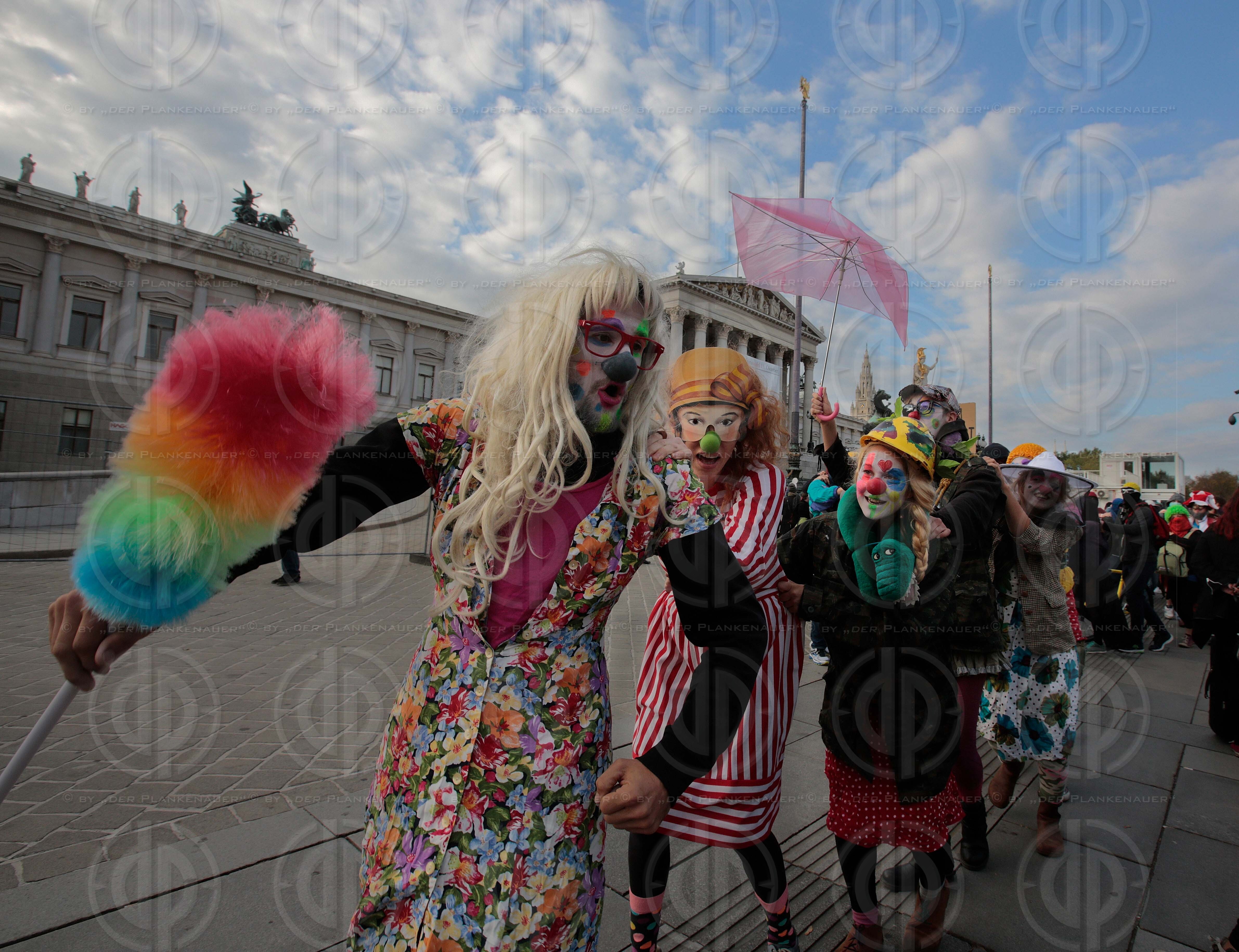 Protest gegen Vermummungsverbot