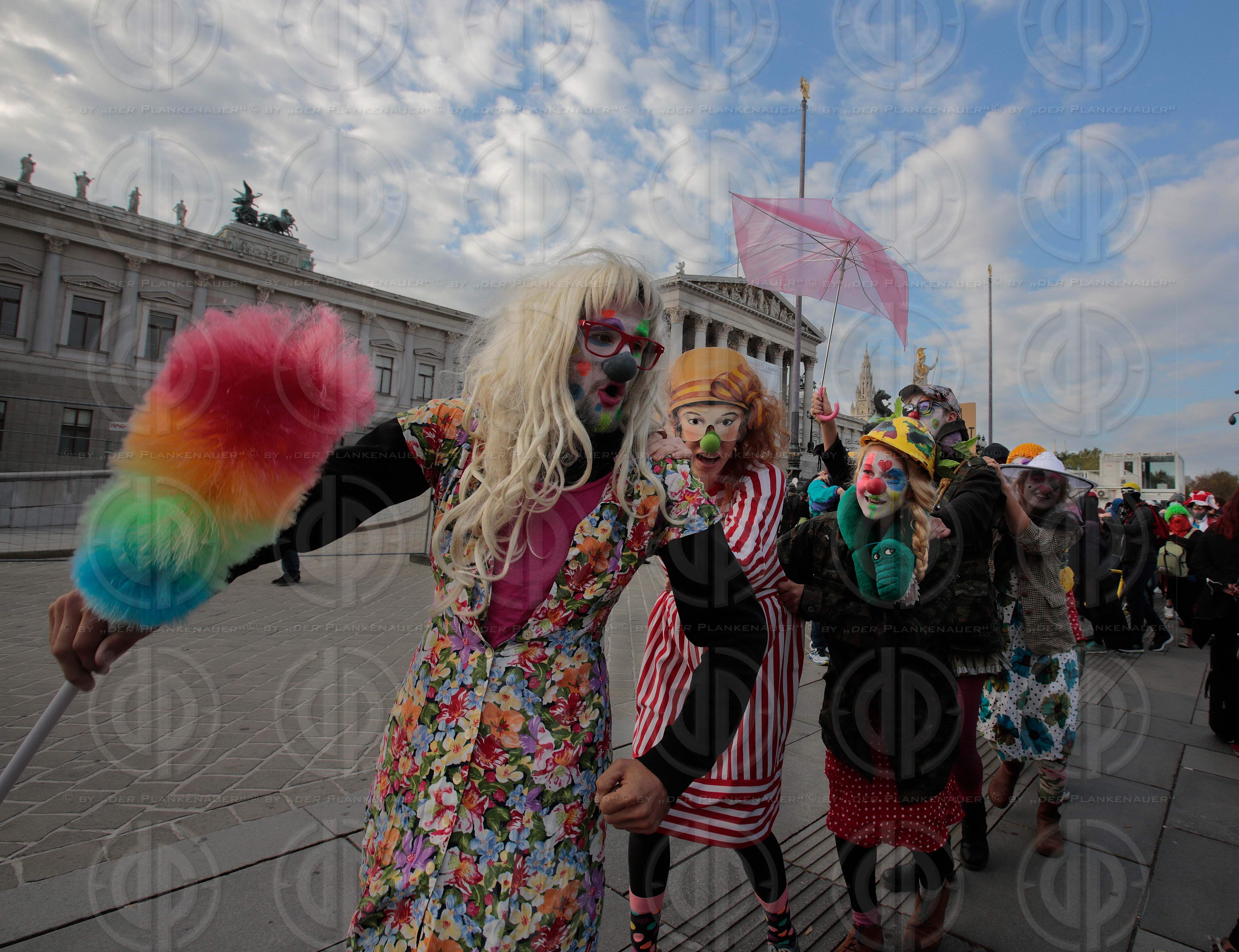 Protest gegen Vermummungsverbot