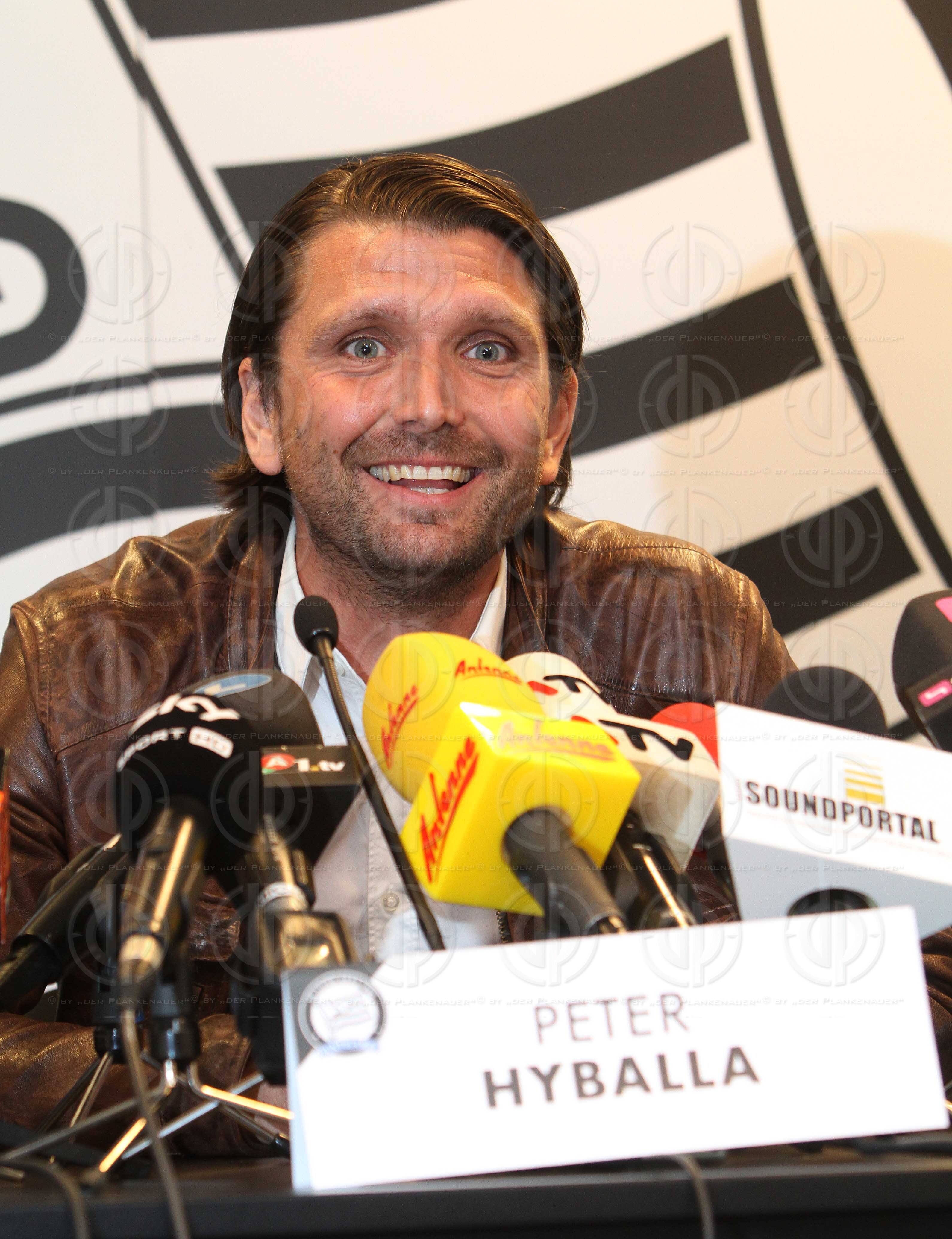 SK Sturm Pressekonferenz neuer Trainer