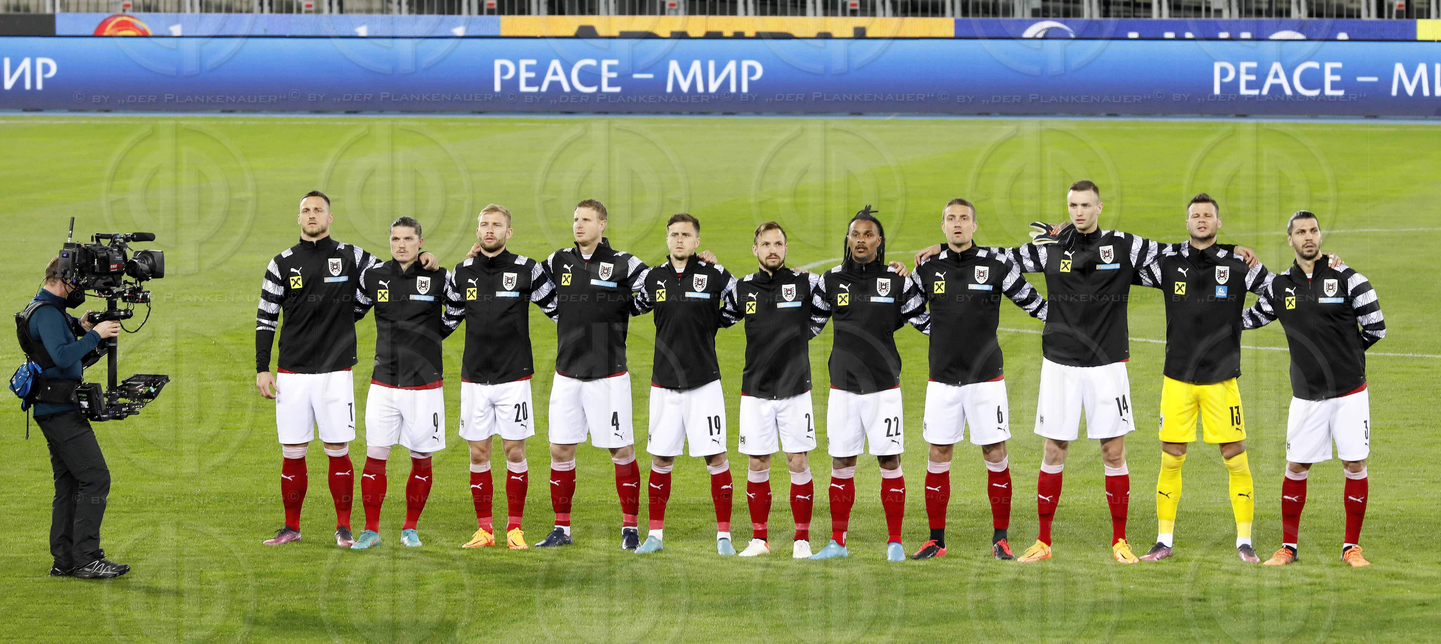 Österreich vs. Schottland (2:2) am 29.03.2022