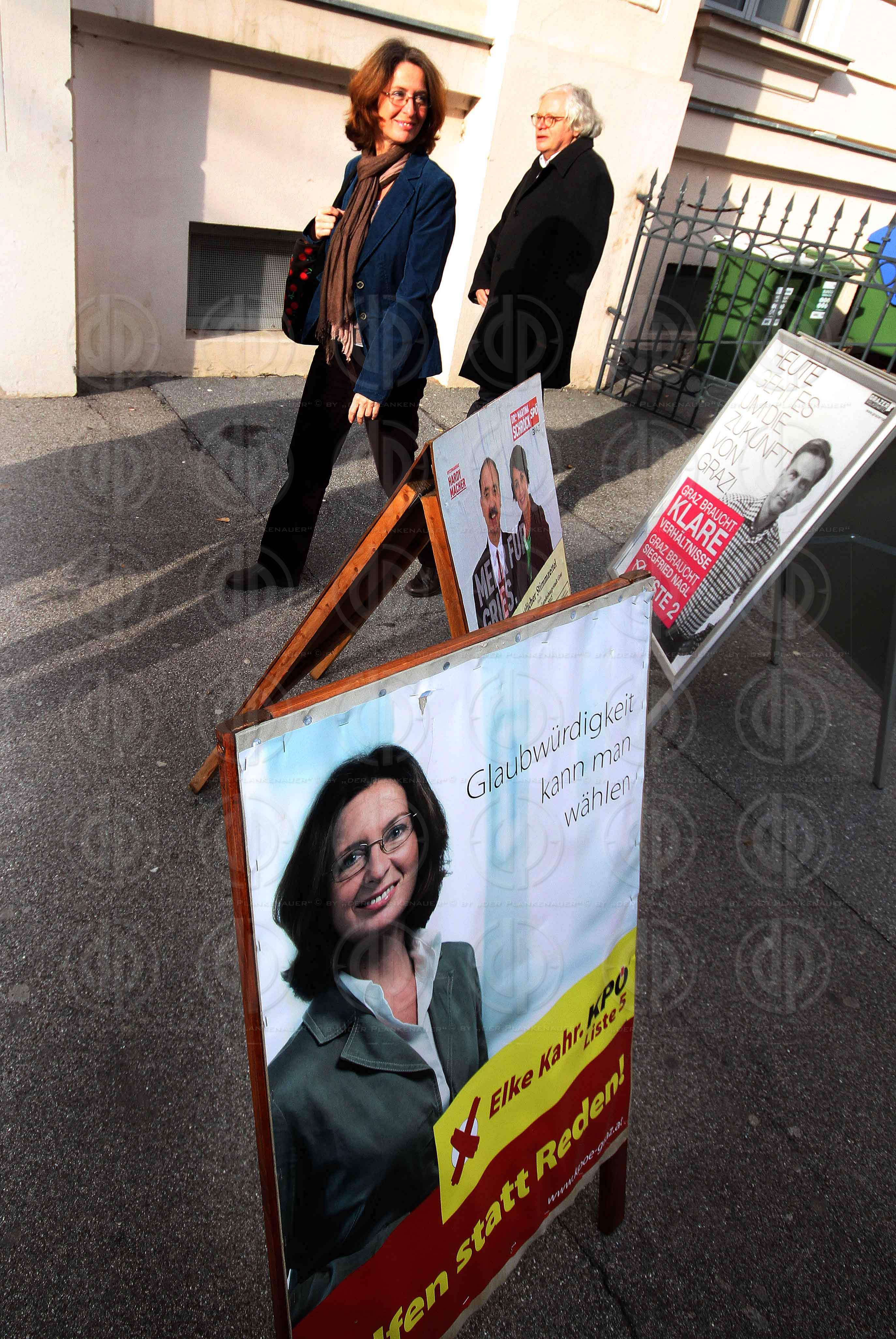 GR Wahl Graz 2012 - Stimmabgabe der Spitzenkandidaten