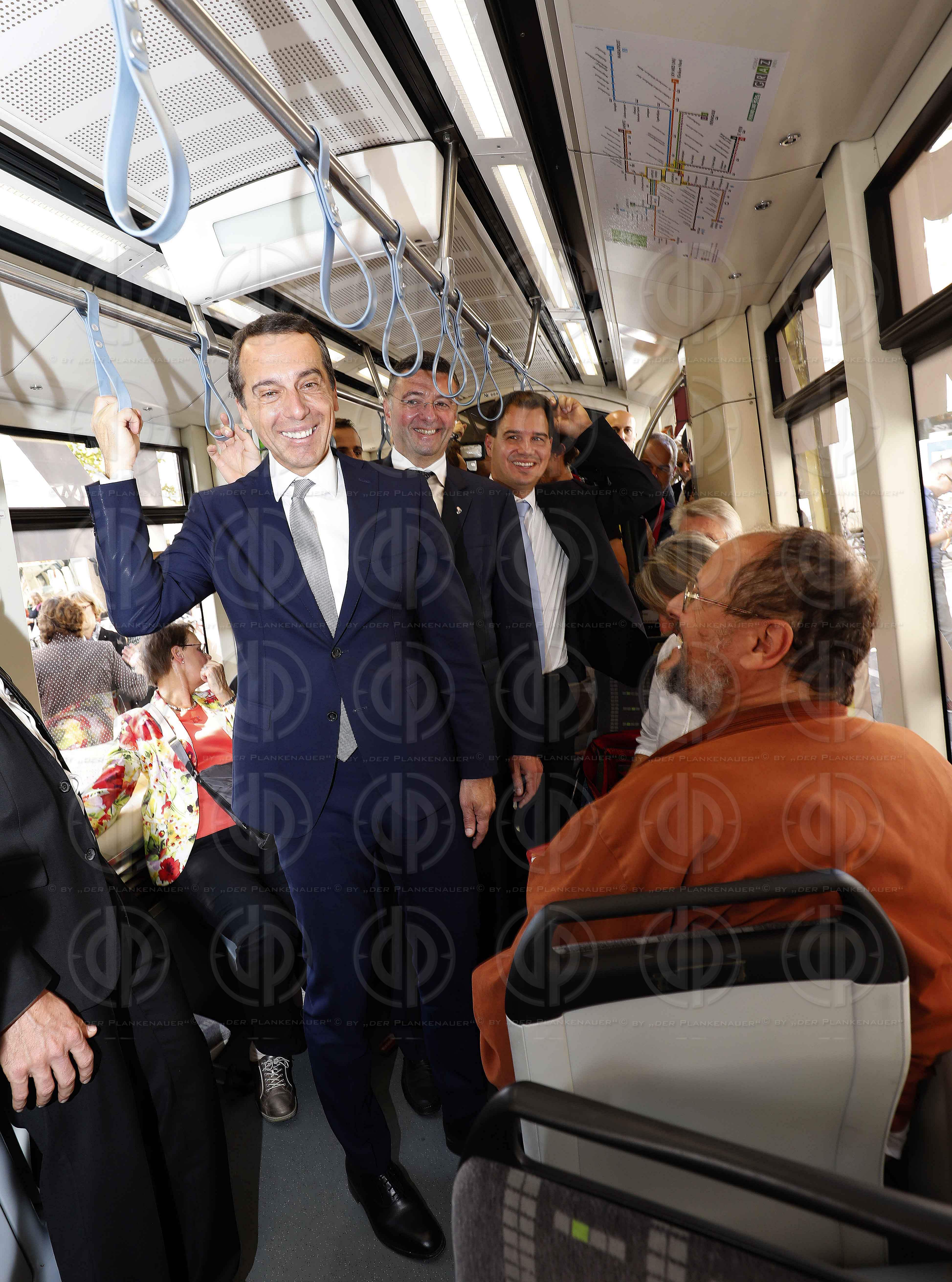 BK Kern fährt mit Grazer Strassenbahn