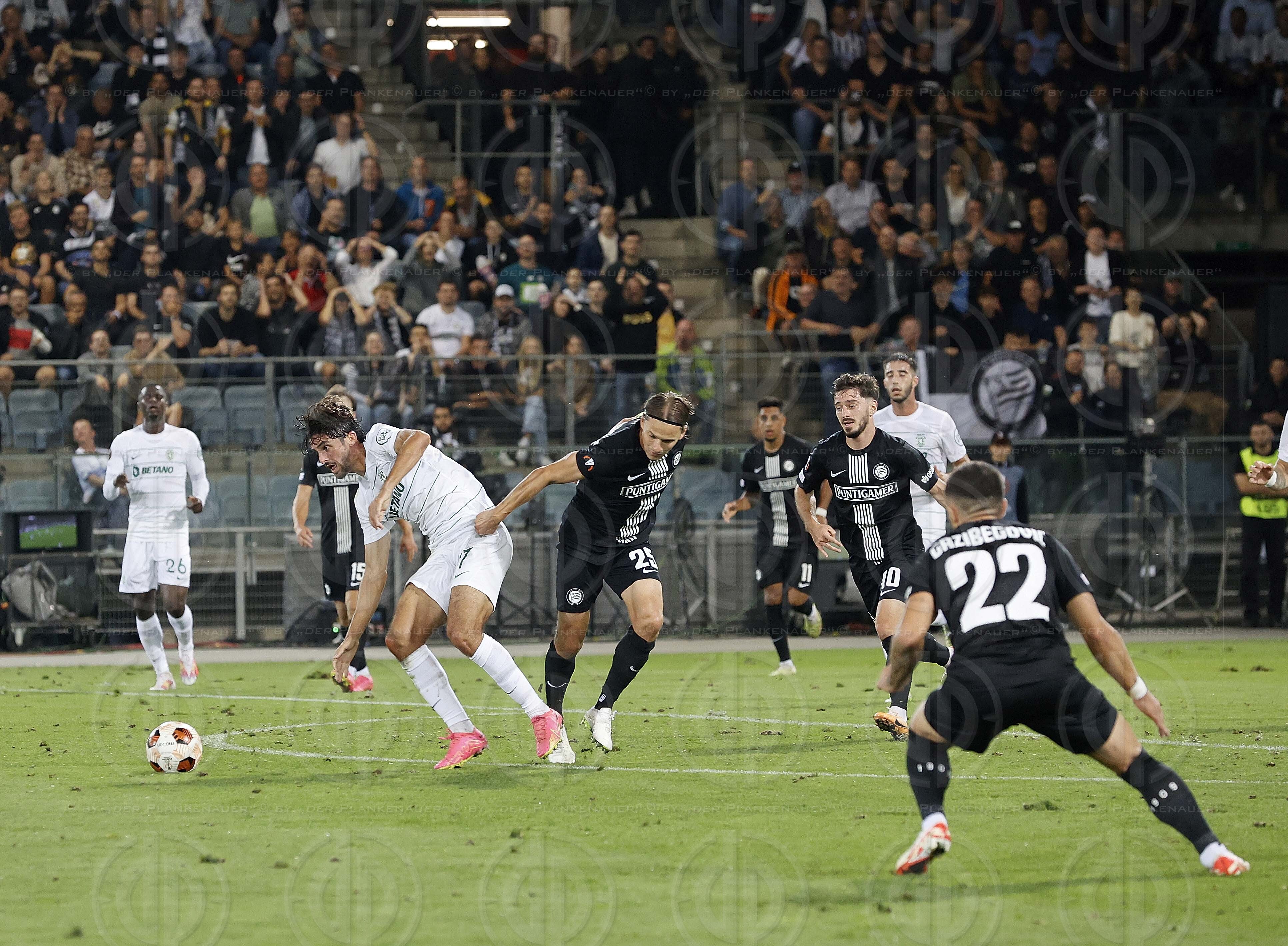 UEL SK Sturm vs. Sporting Lissabon (1:2) am 21.09.2023