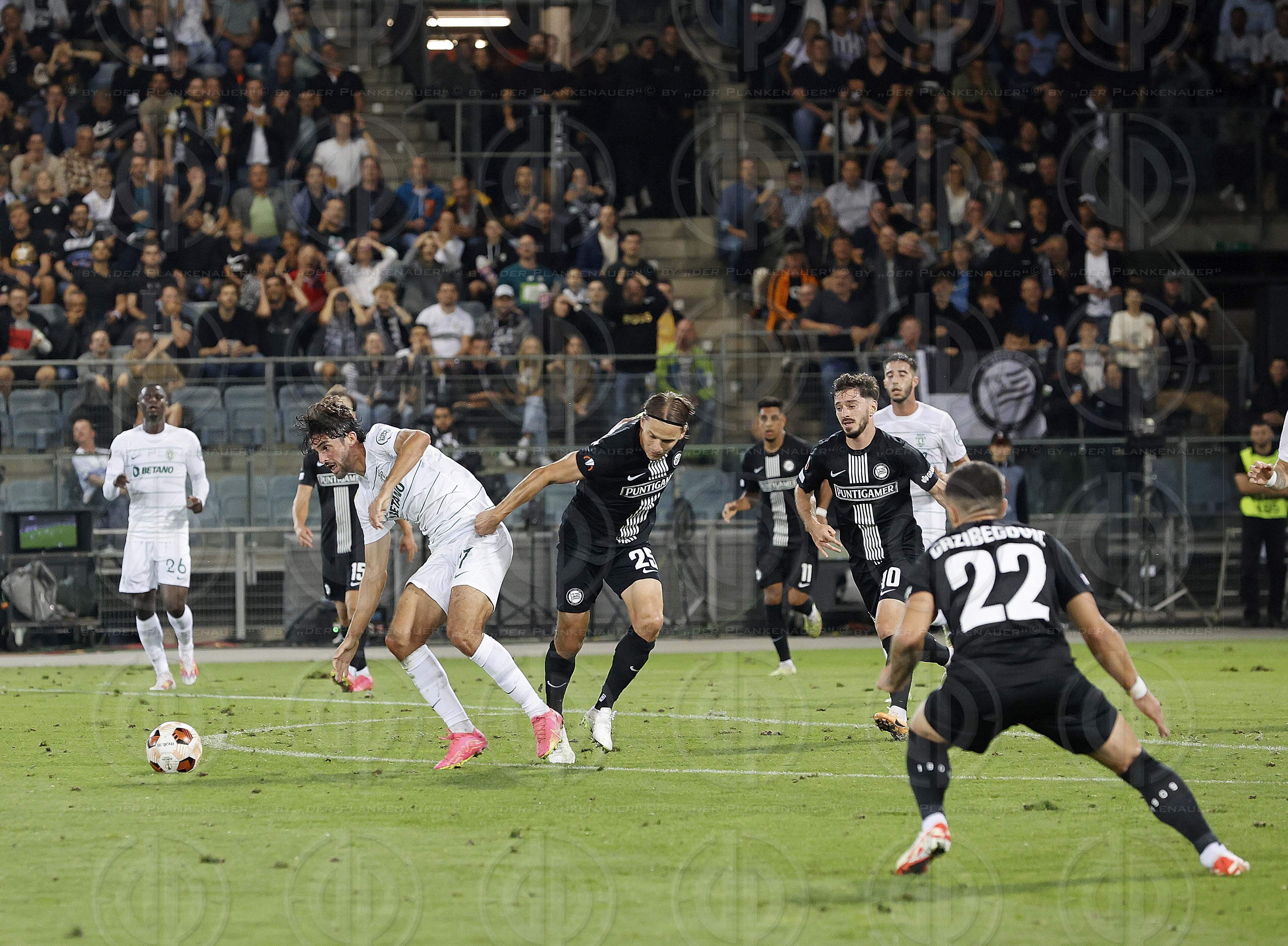 UEL SK Sturm vs. Sporting Lissabon (1:2) am 21.09.2023