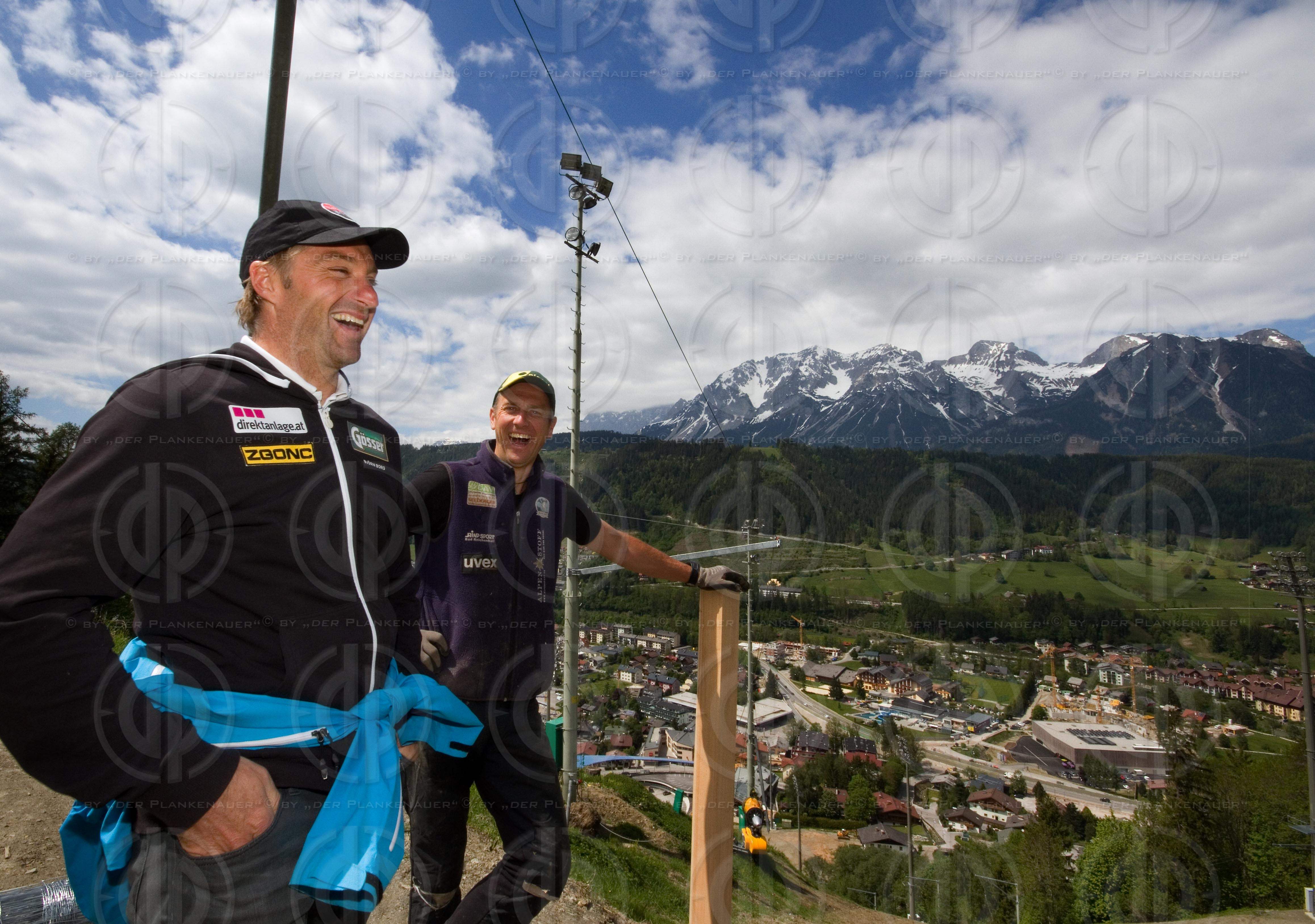 Bauarbeiten in Schladming
