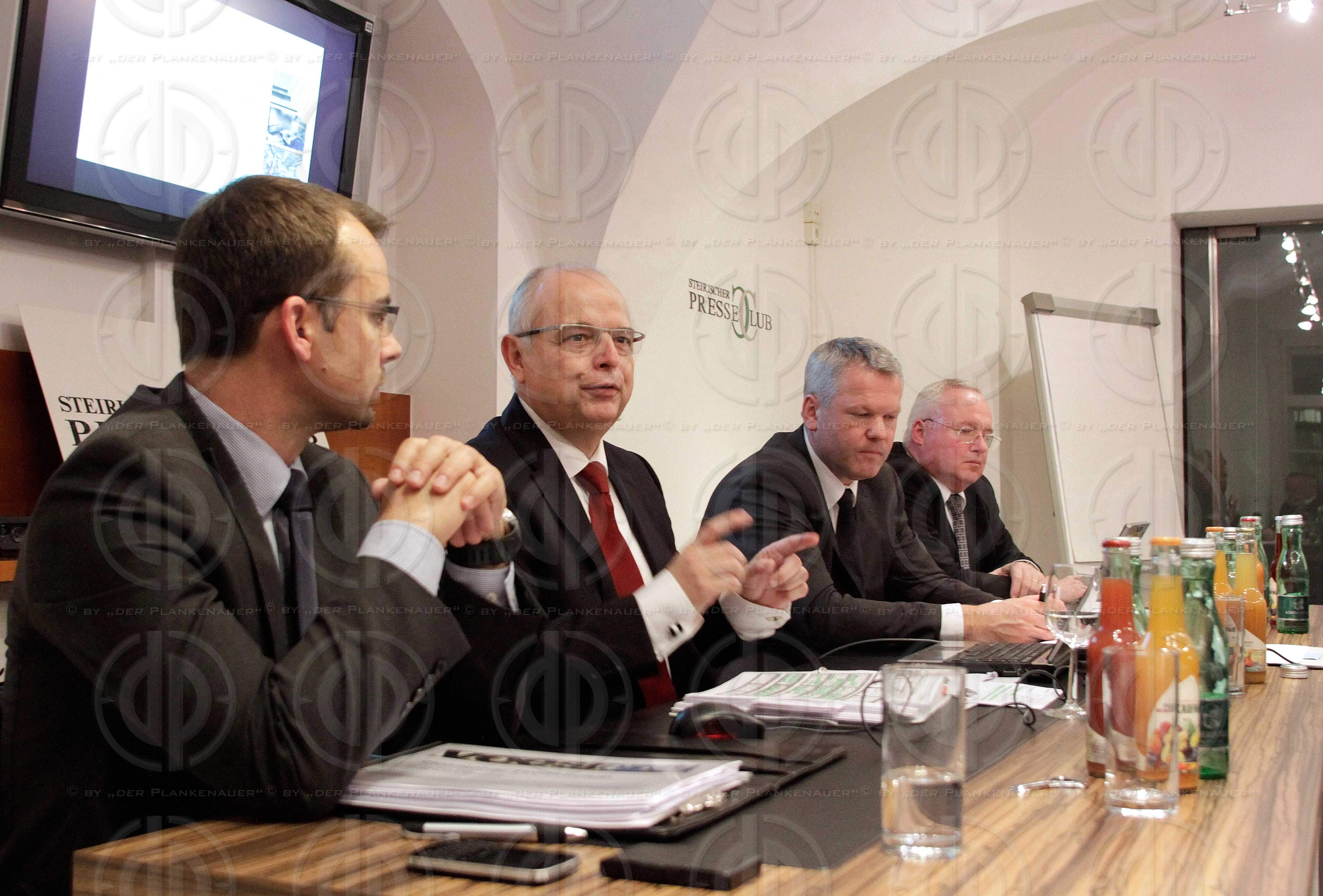 Wirtschaftsgespraech mit voestalpine Vorstaenden