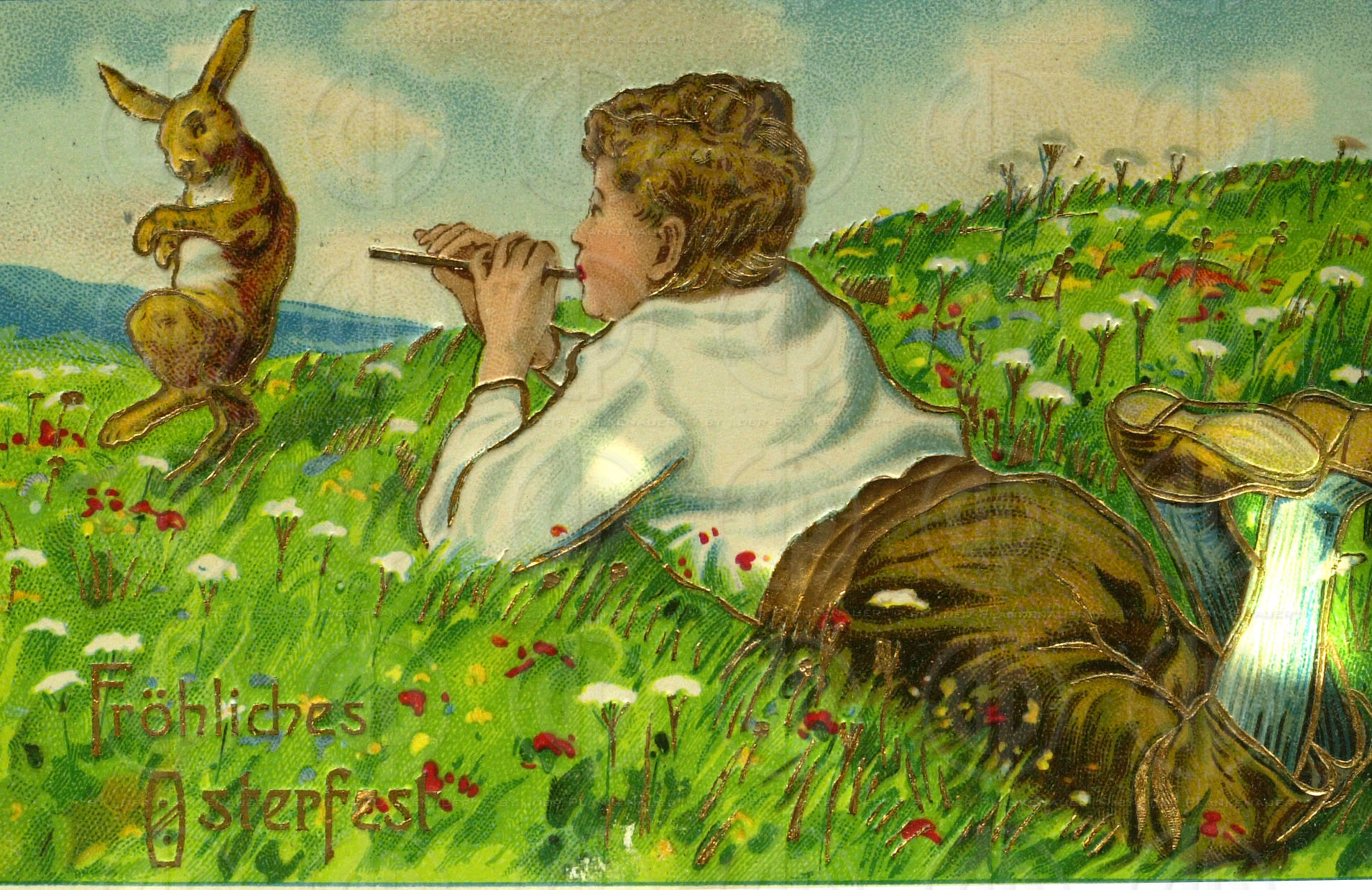 Ostermotiv Osterhase