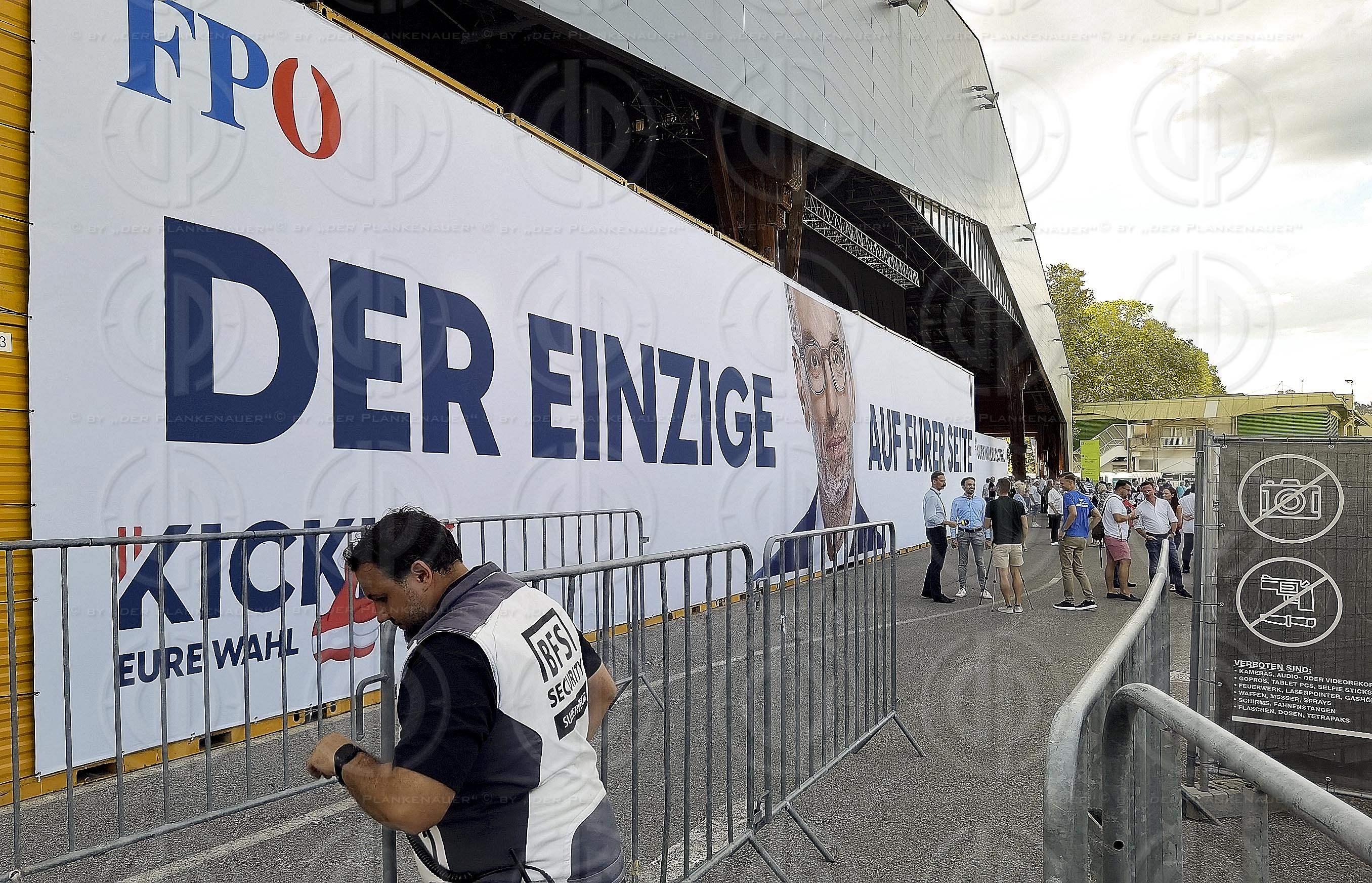 NR-Wahl24 - Wahlkampfauftakt der FPÖ am 07.09.2024