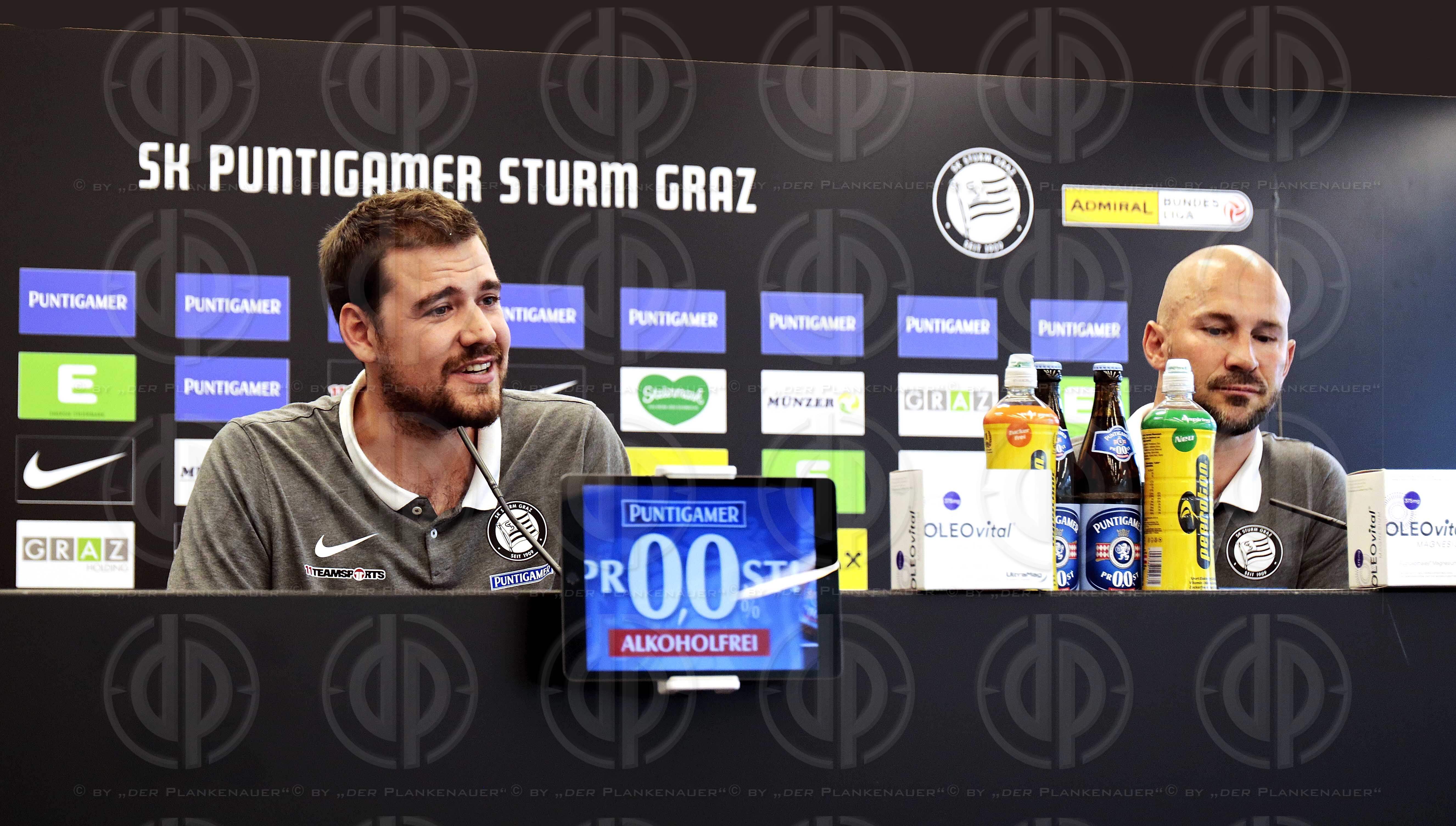SK Sturm Pressekonferenz am 21.07.2022