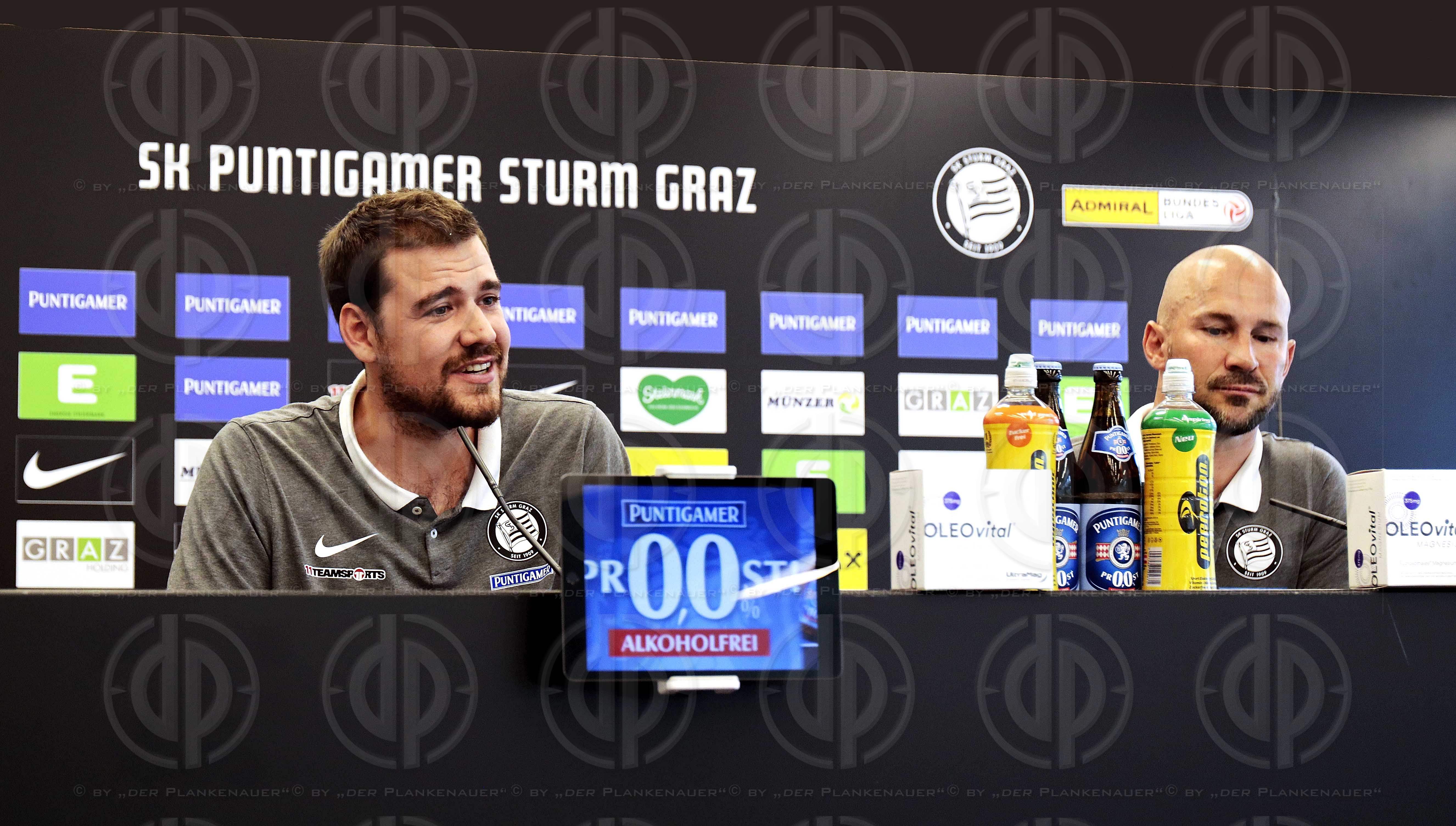 SK Sturm Pressekonferenz am 21.07.2022