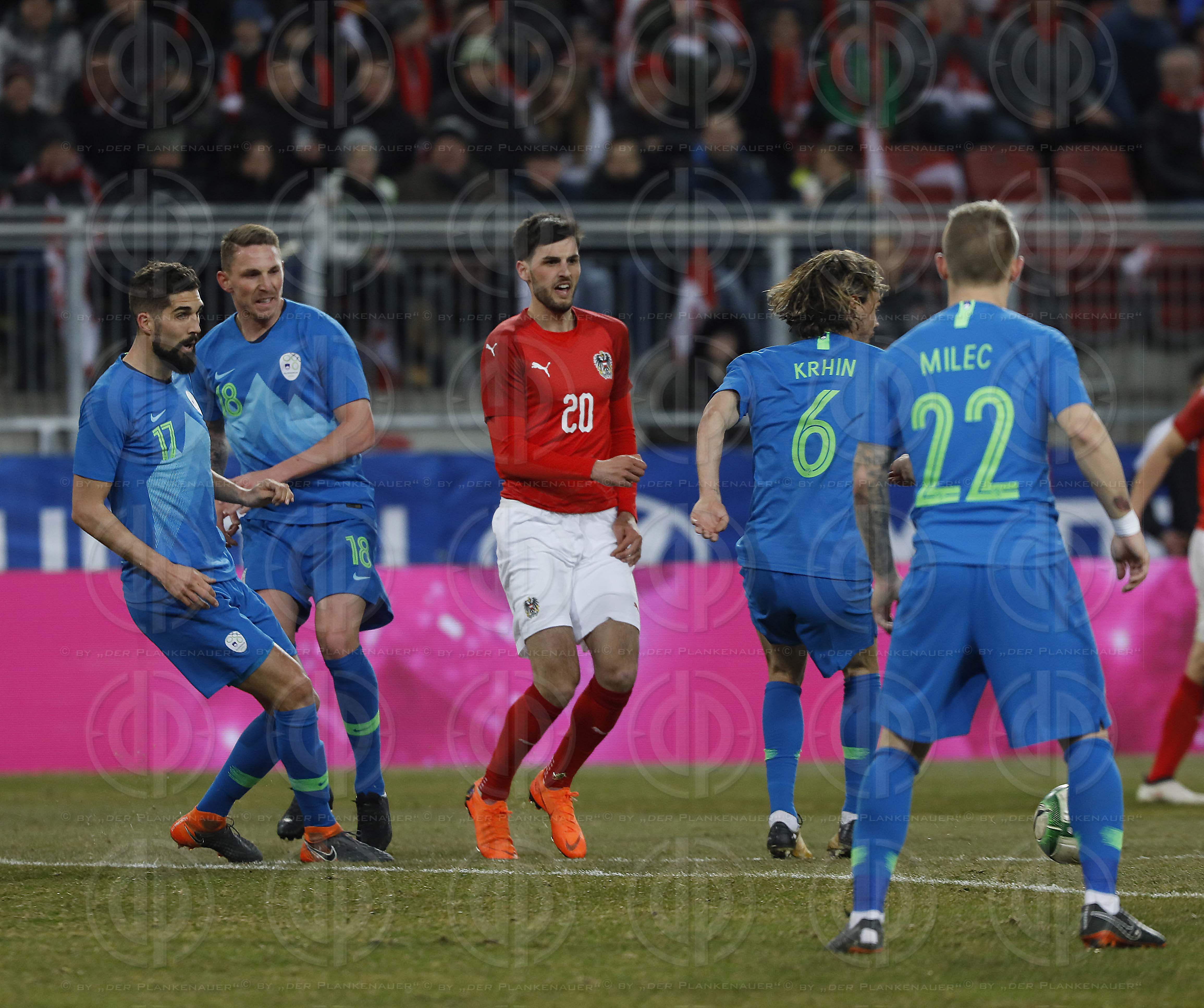 Laenderspiel Oesterreich vs. Slowenien (3:0)