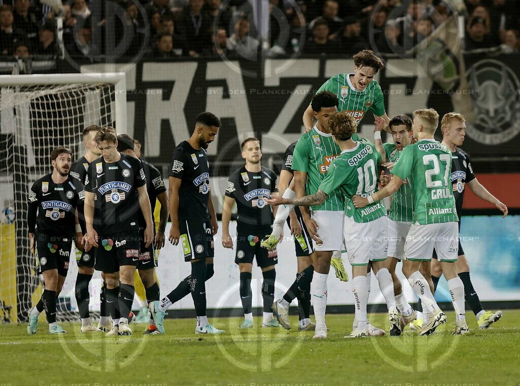 SK Sturm vs. SK Rapid (1:1) am 18.02.2024