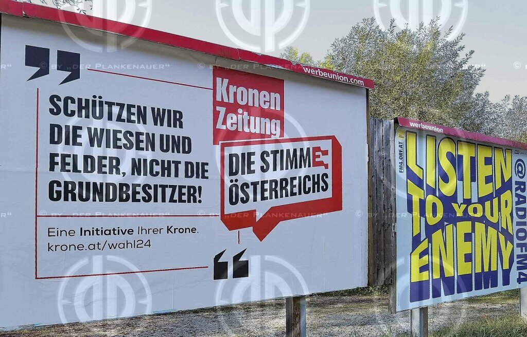 NR-Wahl24 - Wahlplakate am 04.09.2024