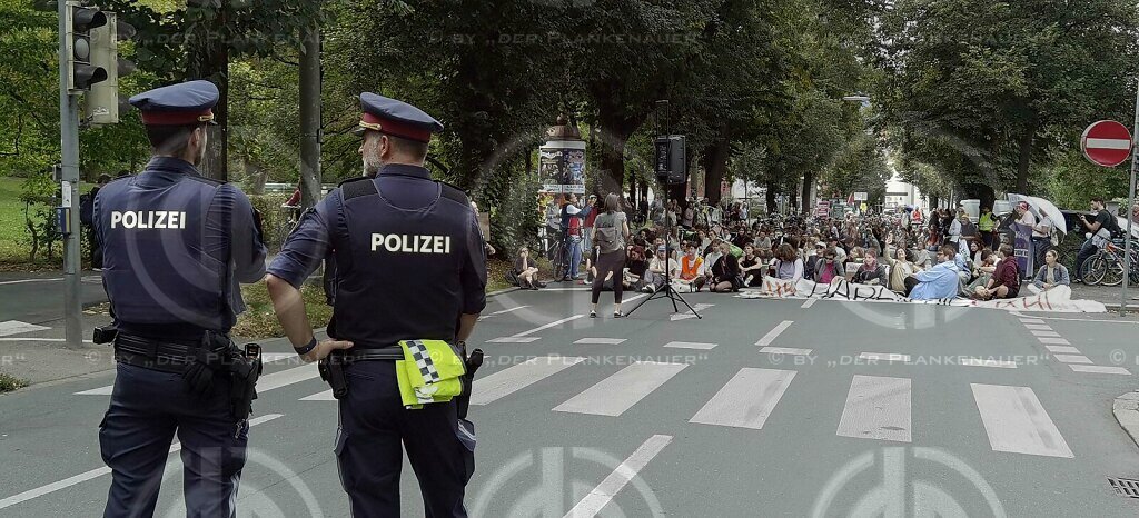 Klima-Demo der letzten Generation in Graz am 20.09..2024