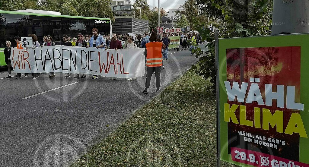 Klima-Demo der letzten Generation in Graz am 20.09..2024