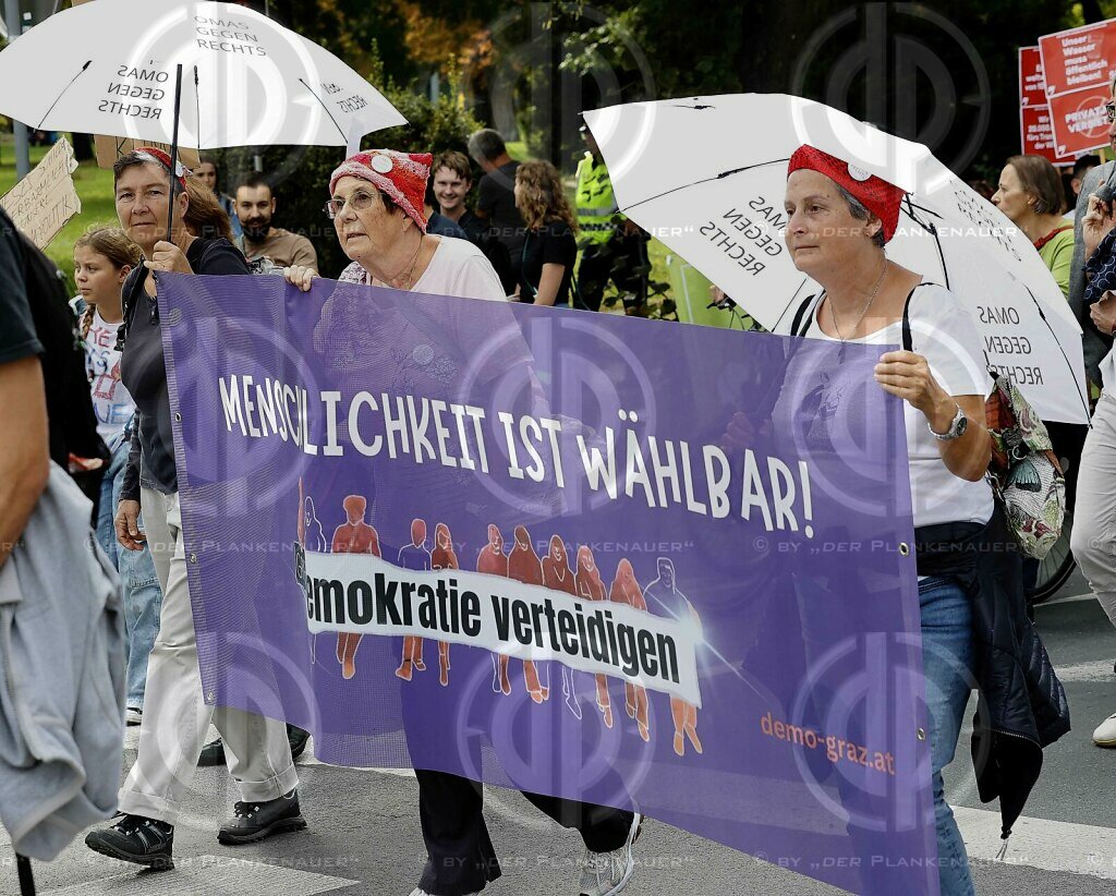 Klima-Demo der letzten Generation in Graz am 20.09..2024