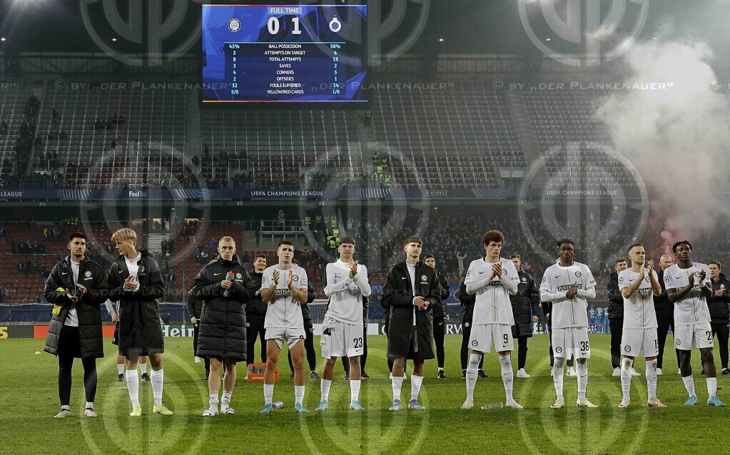 UEFA Champions League SK  Sturm vs. FC Brügge (0:1) in Klagenfu