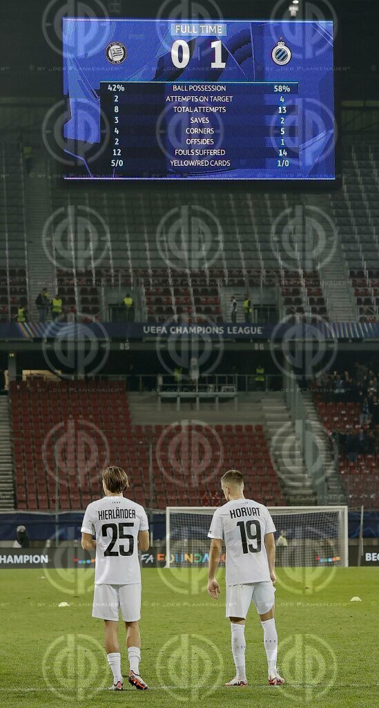 UEFA Champions League SK  Sturm vs. FC Brügge (0:1) in Klagenfu