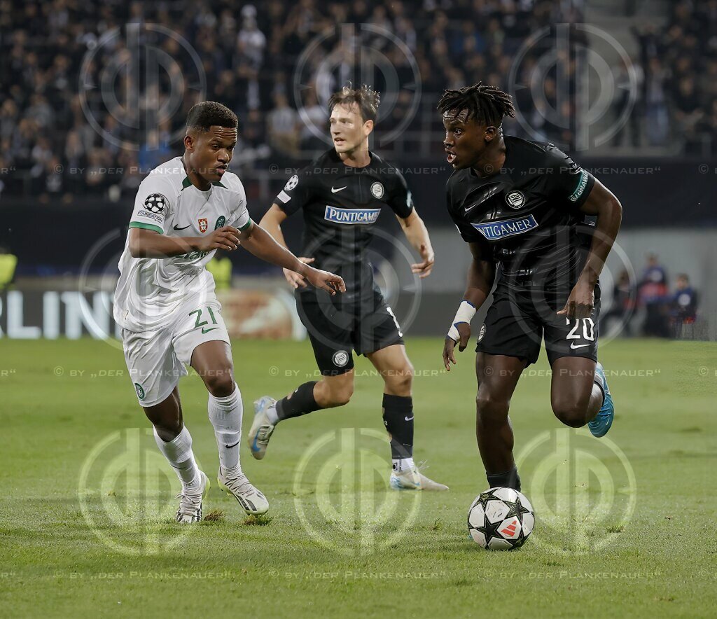 UEFA Champions League SK  Sturm vs. Sporting Lissabon (0:2) in K