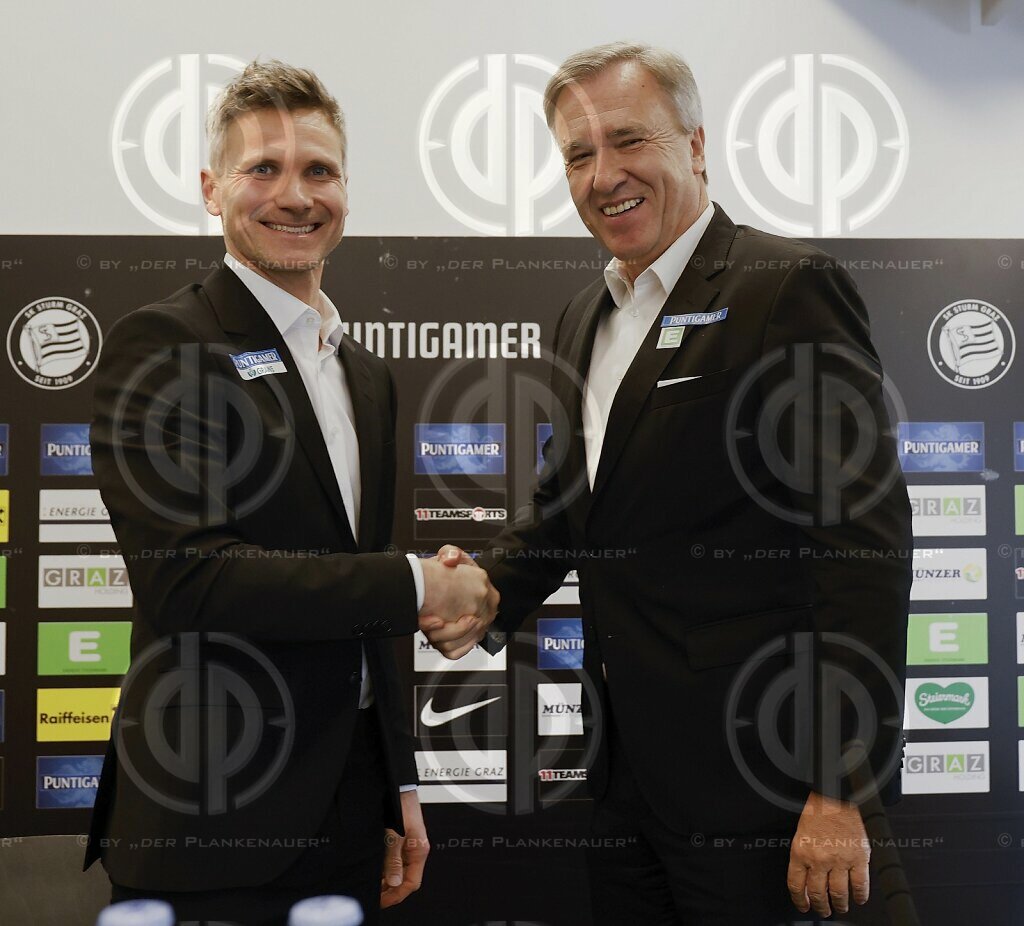 SK Sturm - PK mit Vorstellung Sportdirektor am 21.11.2024