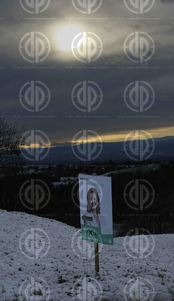 Wahlplakate zu LT-Wahl24 Stmk. am 22.11.2024