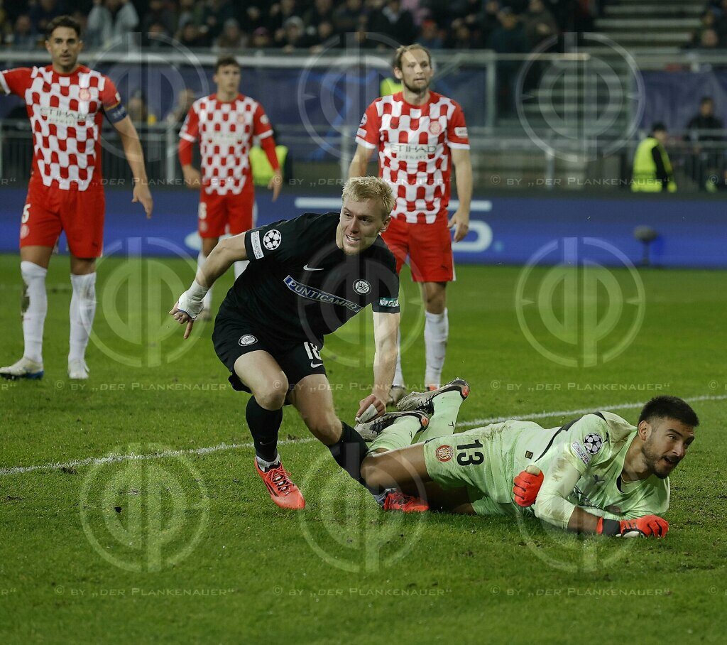 UEFA Champions League SK  Sturm vs. Girona (1:0) in Klagenfurt a