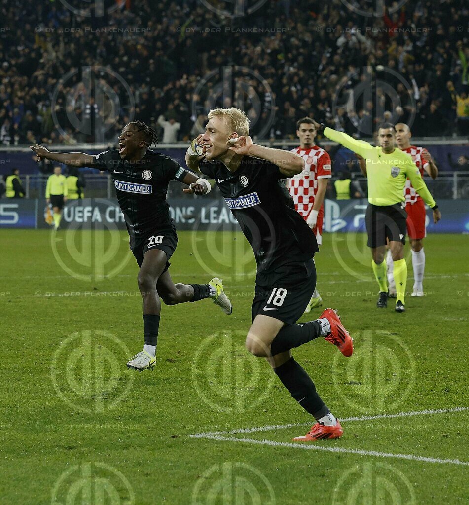 UEFA Champions League SK  Sturm vs. Girona (1:0) in Klagenfurt a