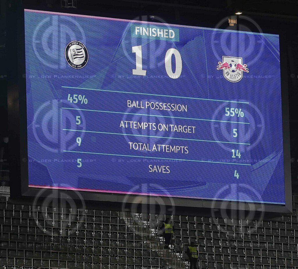 UEFA Champions League SK  Sturm vs. RB Leipzig (1:0) in Klagenfu