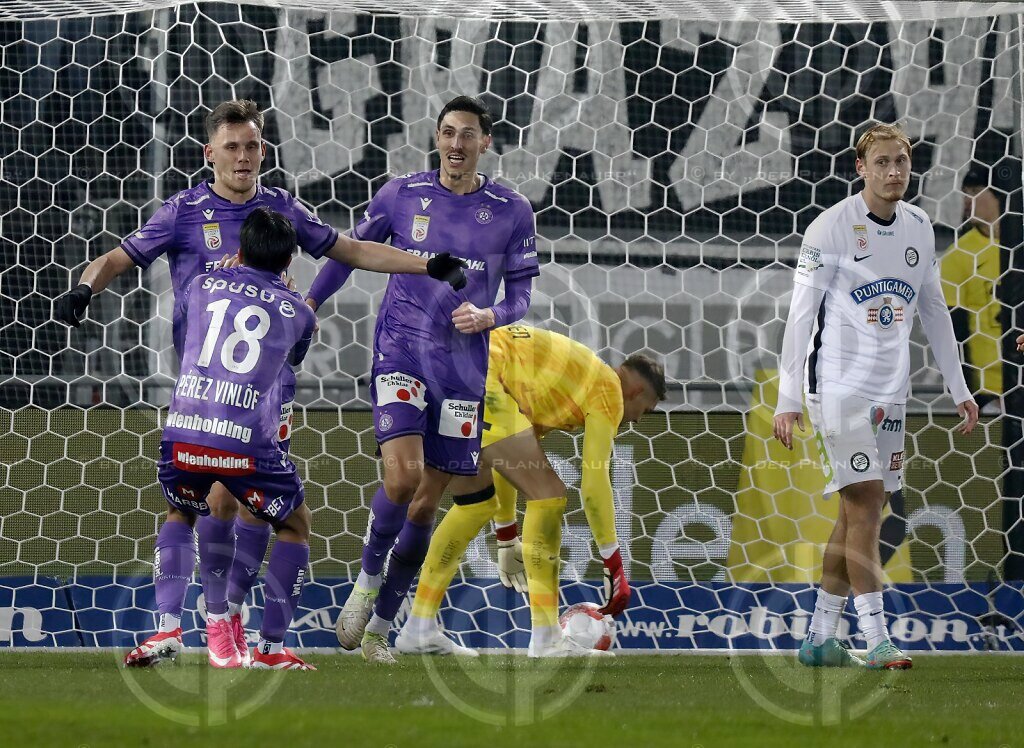 SK Sturm vs. FK Austria Wien (2:2) am 07.02.2025