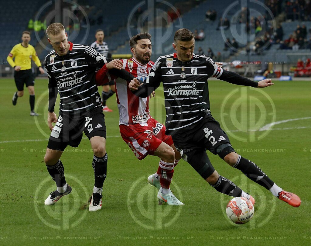 GAK 1902 vs. LASK (0:0) am 16.02.2025